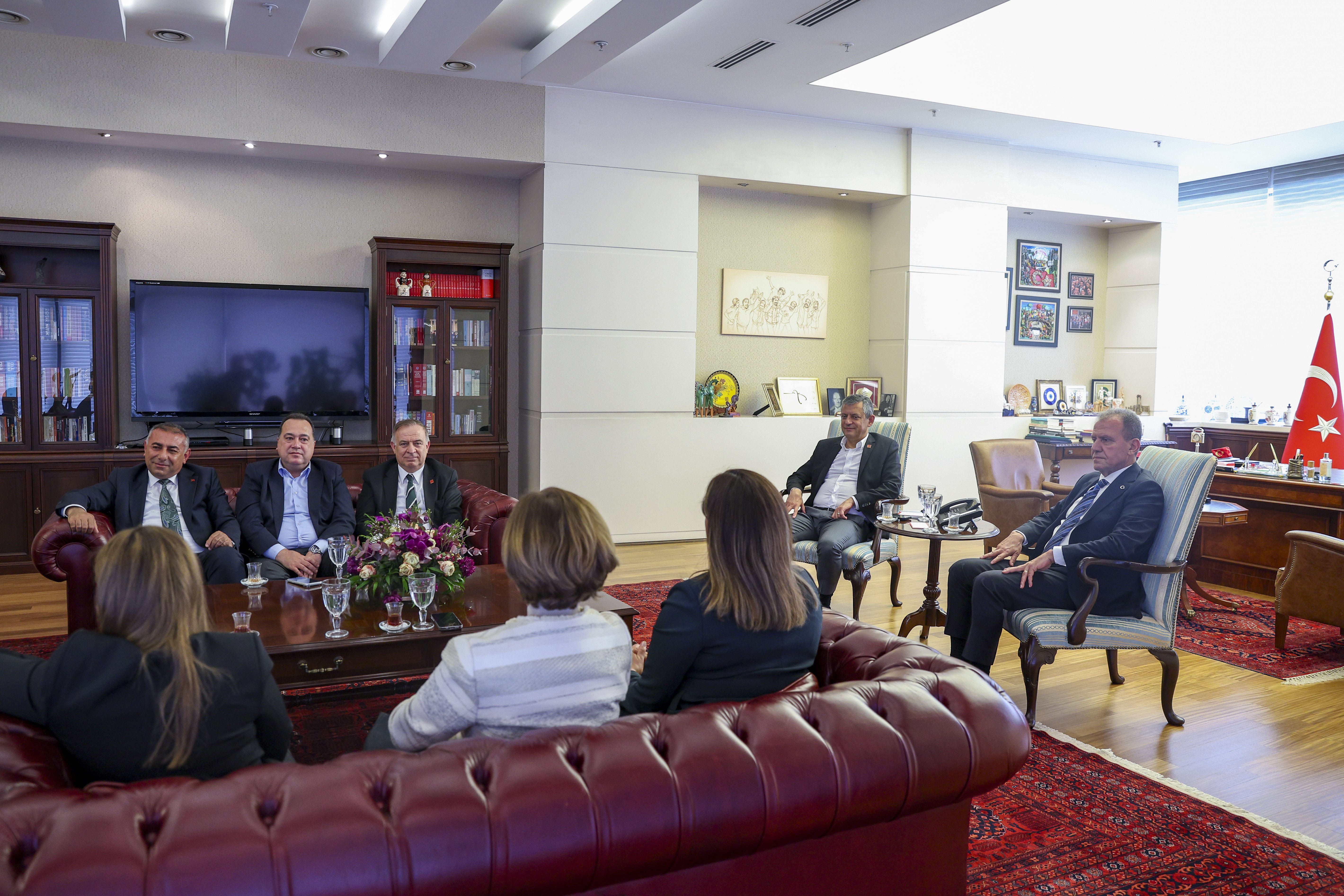CHP büyükşehir belediye başkanları toplantısı.