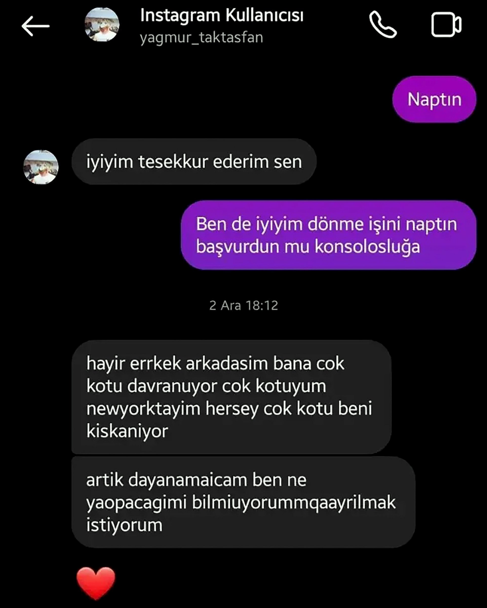 Yağmur Taktaş ve sevgilisi A.C.F.