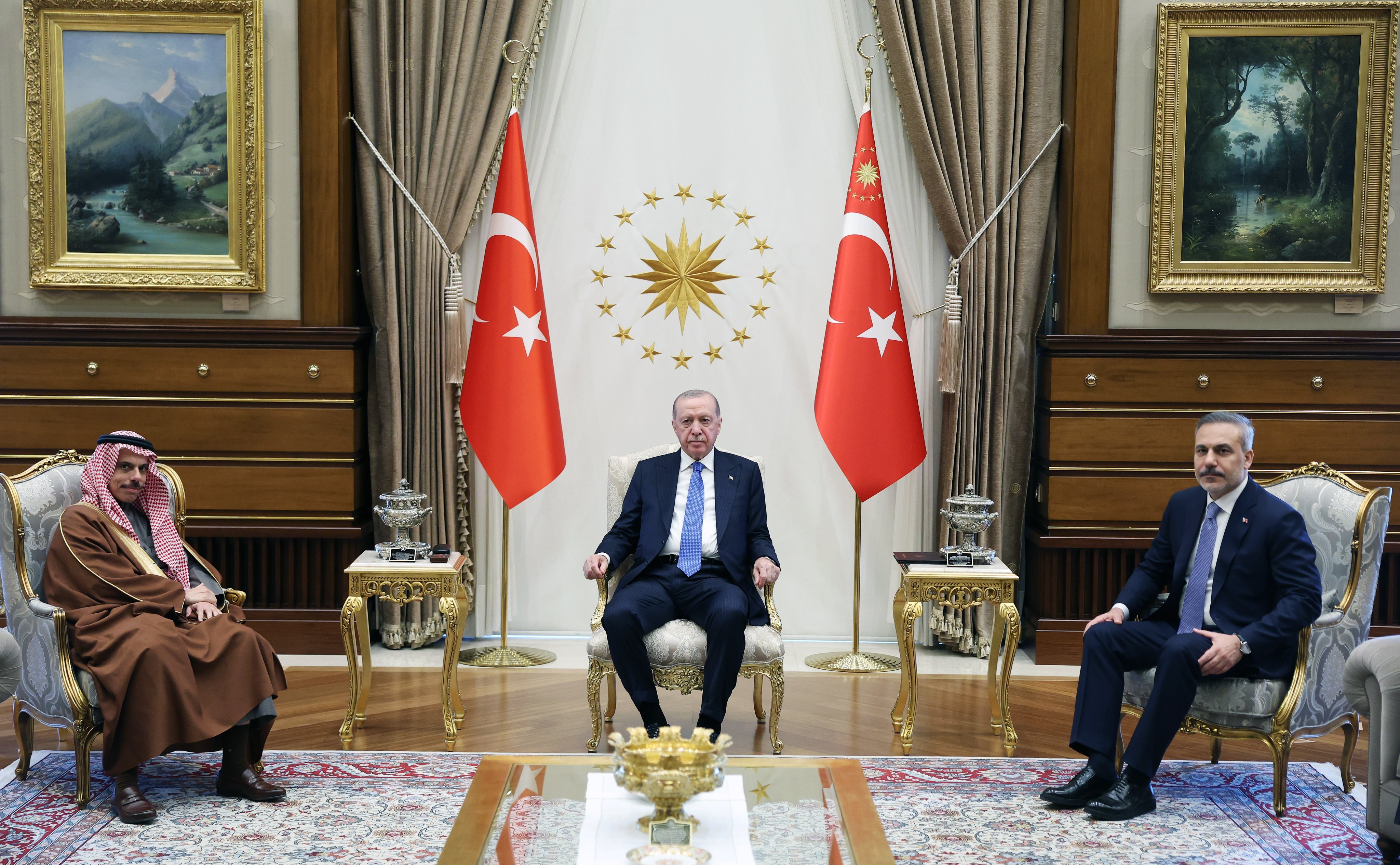 Cumhurbaşkanı Erdoğan ve Suudi Arabistan Dışişleri Bakanı