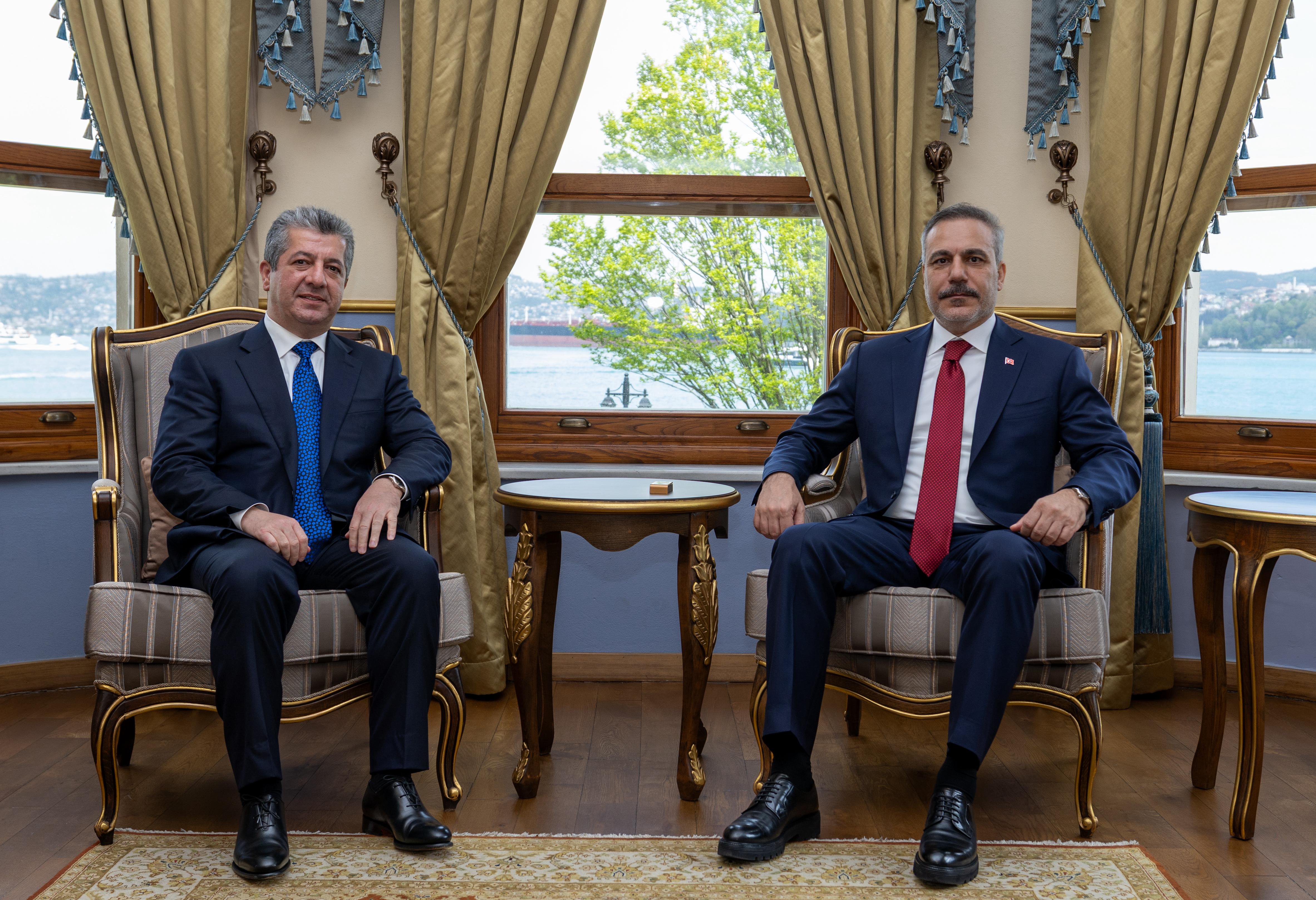 Dışişleri Bakanı Fidan ve Barzani görüşmesi