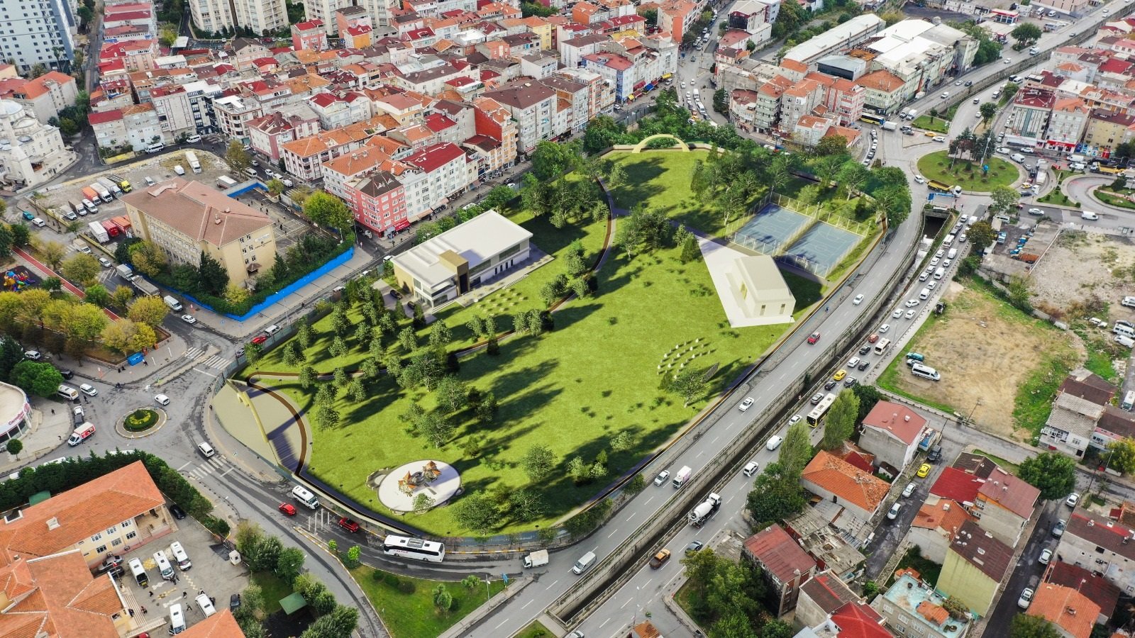 Kirazlı Millet Bahçesi planı