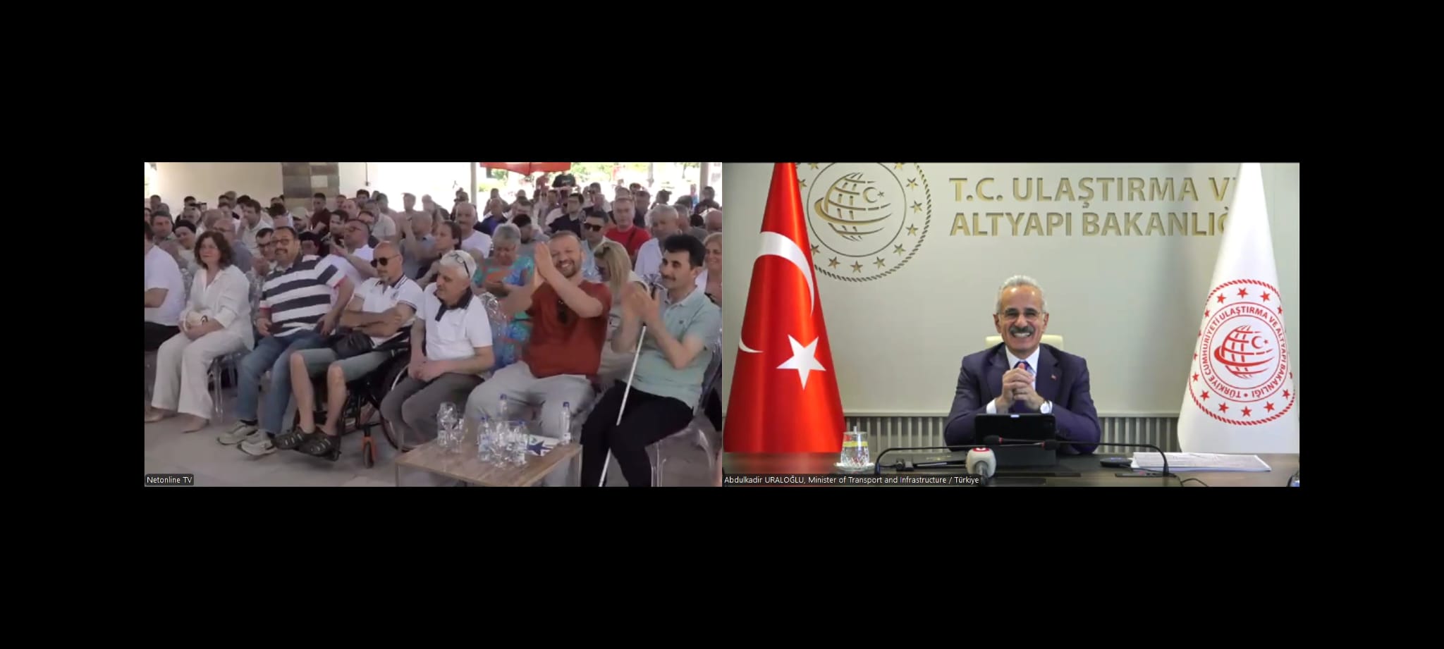 Ulaştırma ve Altyapı Bakanı Abdulkadir Uraloğlu açıklama yapıyor