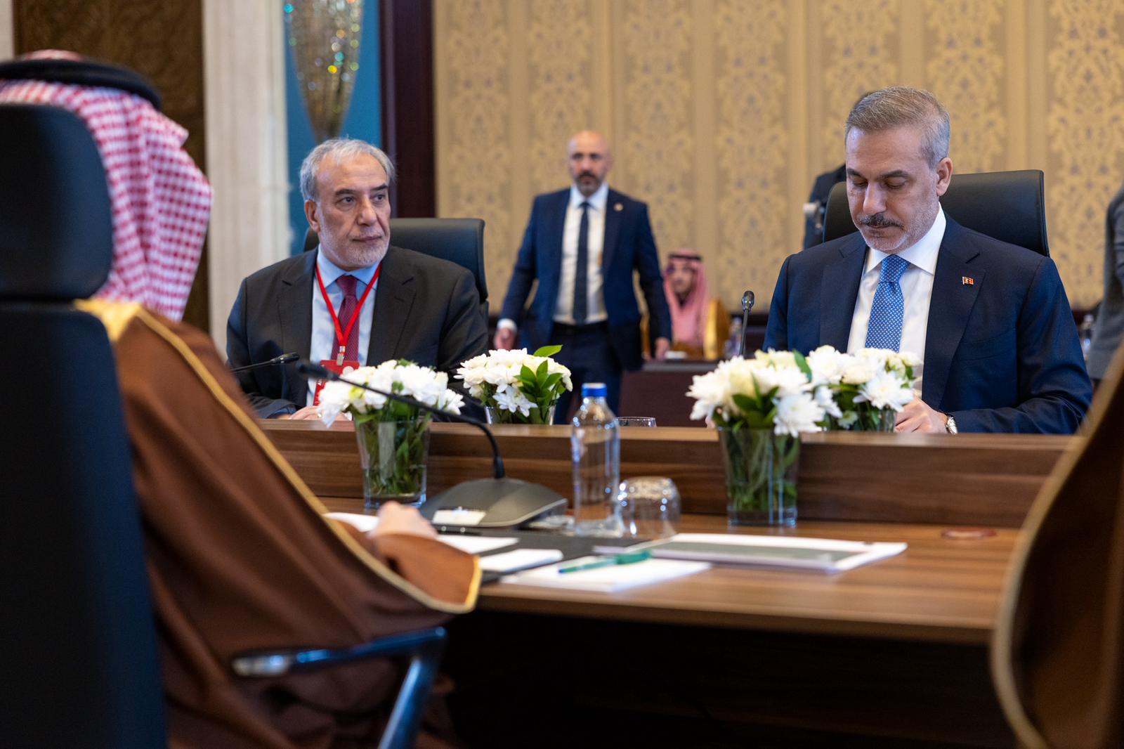 Dışişleri Bakanı Hakan Fidan ve Suudi Arabistan Dışişleri Bakanı Prens Faysal bin Farhan görüşmesi