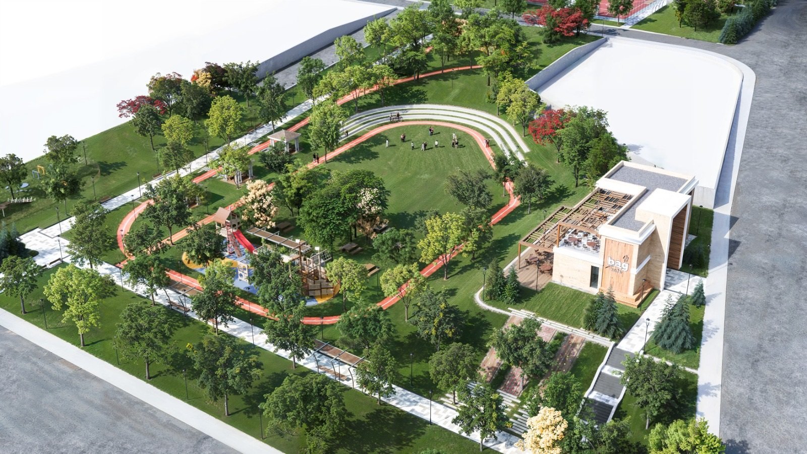 Göztepe Millet Bahçesi inşaatı