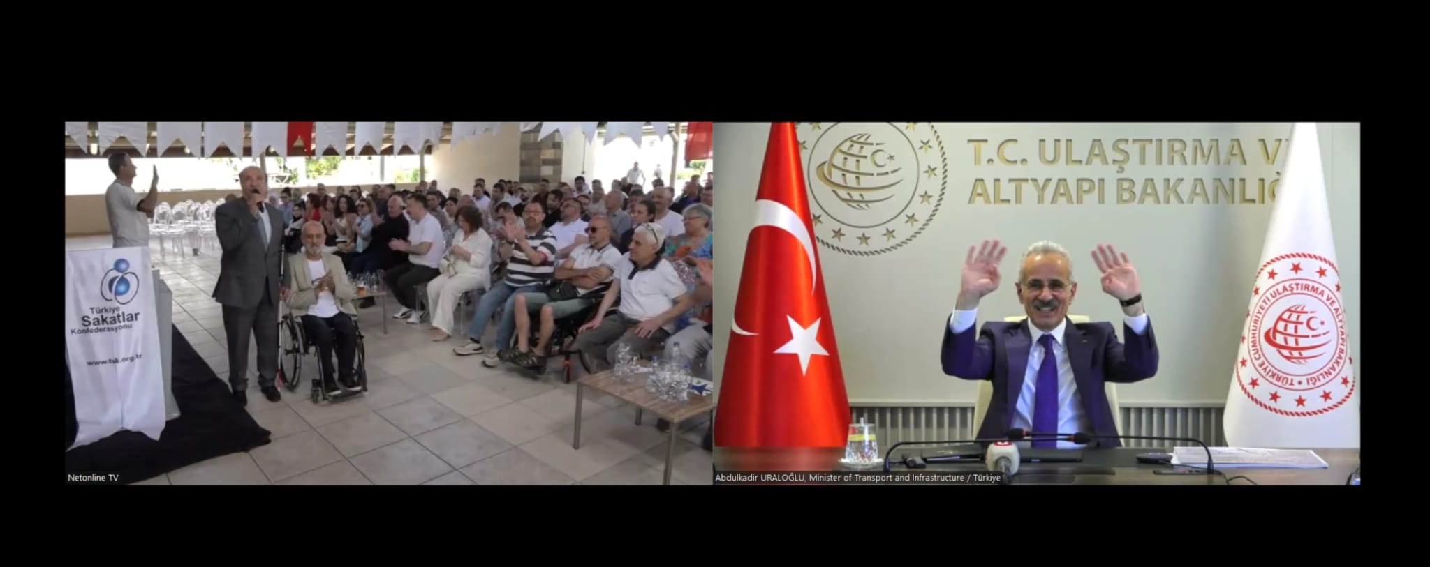 Bakan Abdulkadir Uraloğlu engelli yolculara yönelik ücretsiz hizmetleri anlatıyor