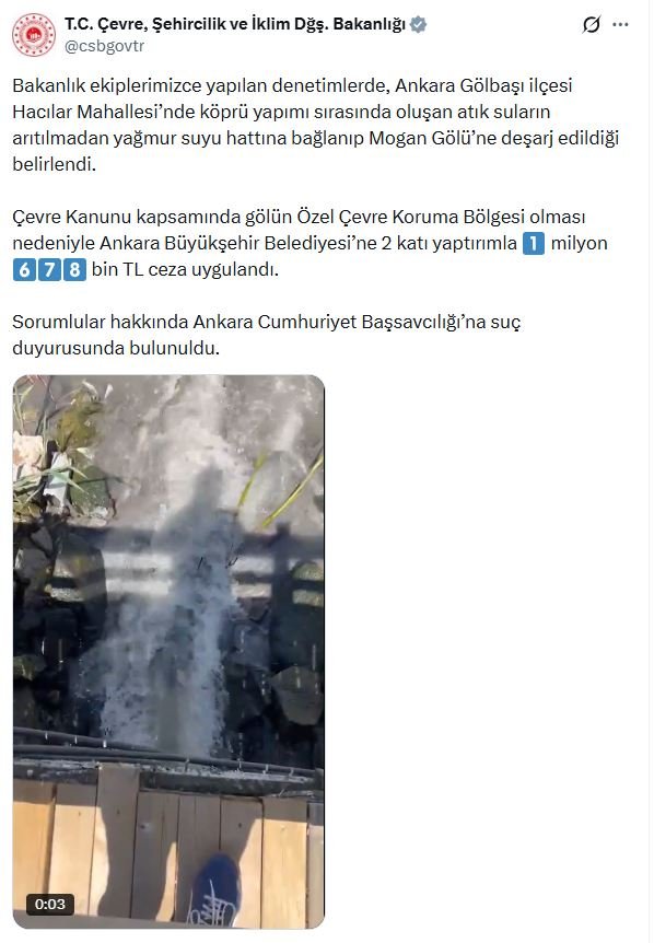 Mogan Gölü ceza