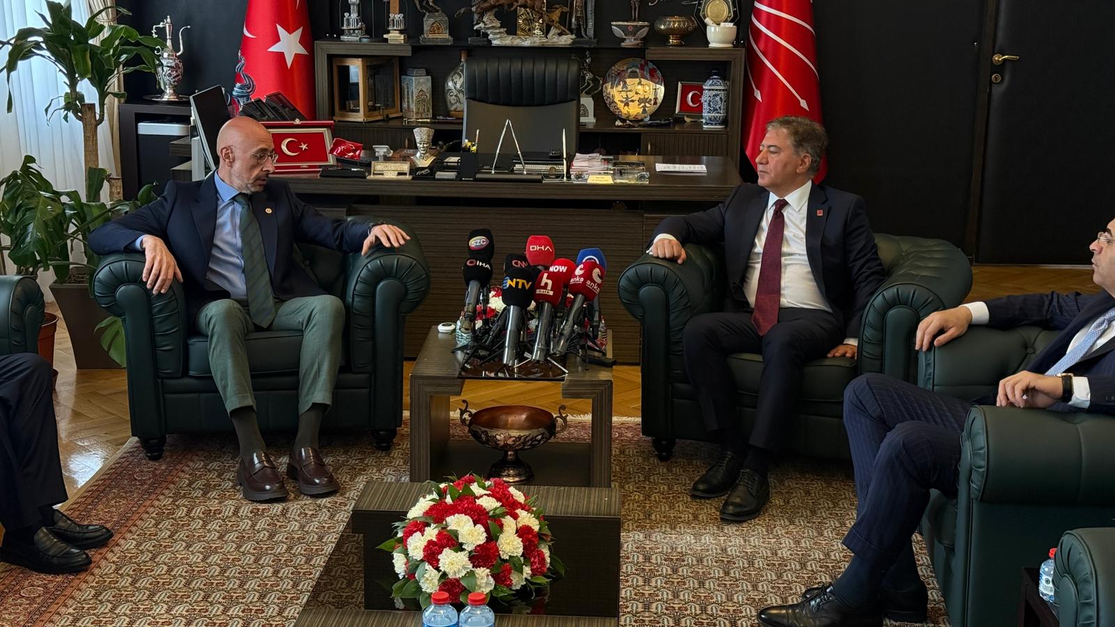 CHP TBMM Grubu bayramlaşması İYİ Parti ziyareti