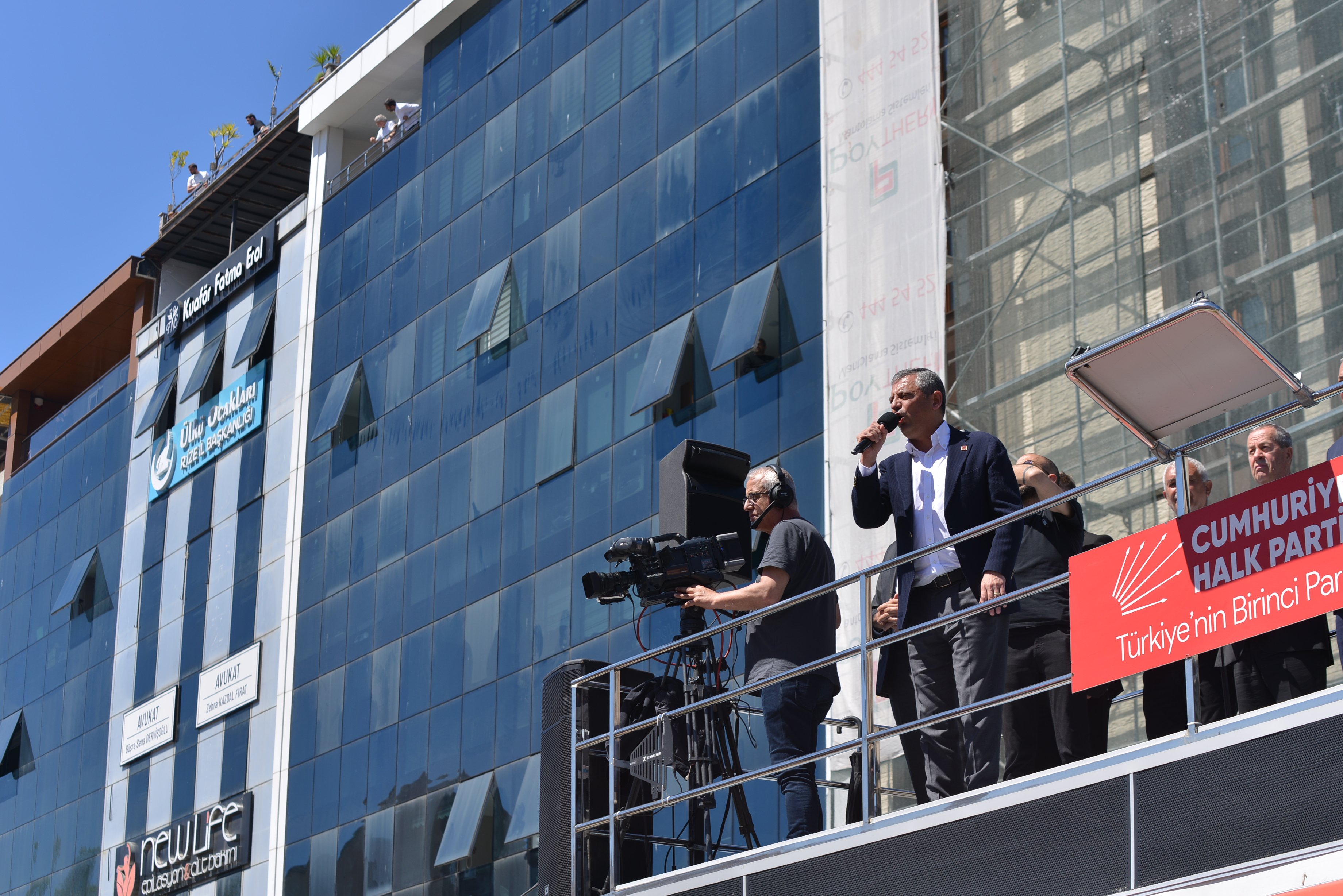 Özgür Özel Rize mitingi