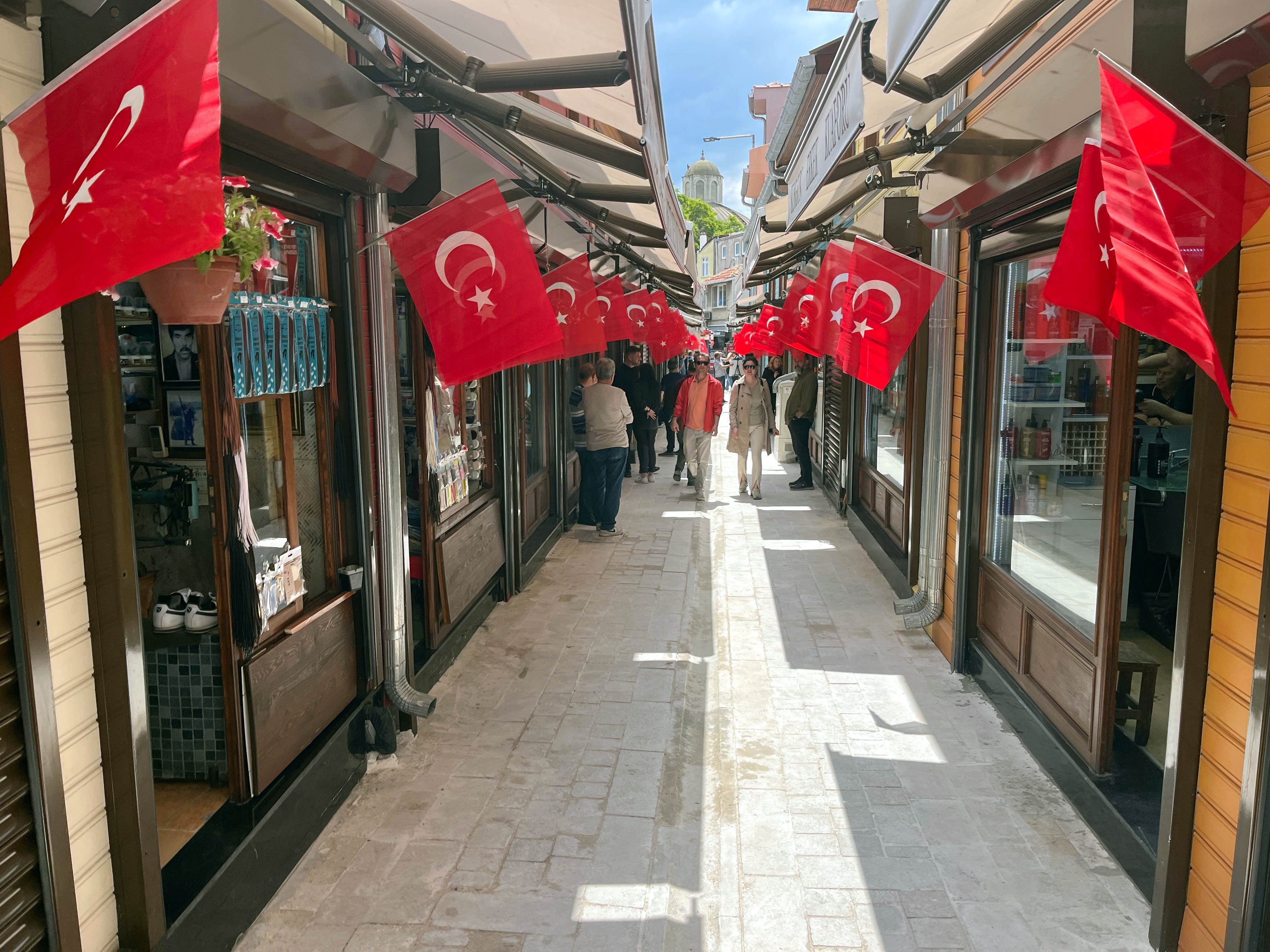 Edirne tarihi çarşı detayı