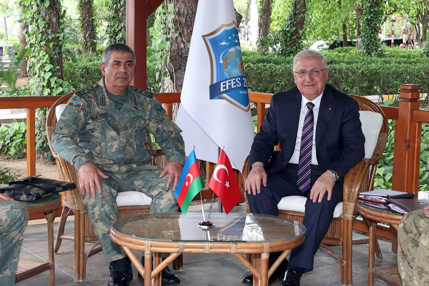 Bakan Güler ve Azerbaycanlı mevkidaşı Hasanov ile görüştü