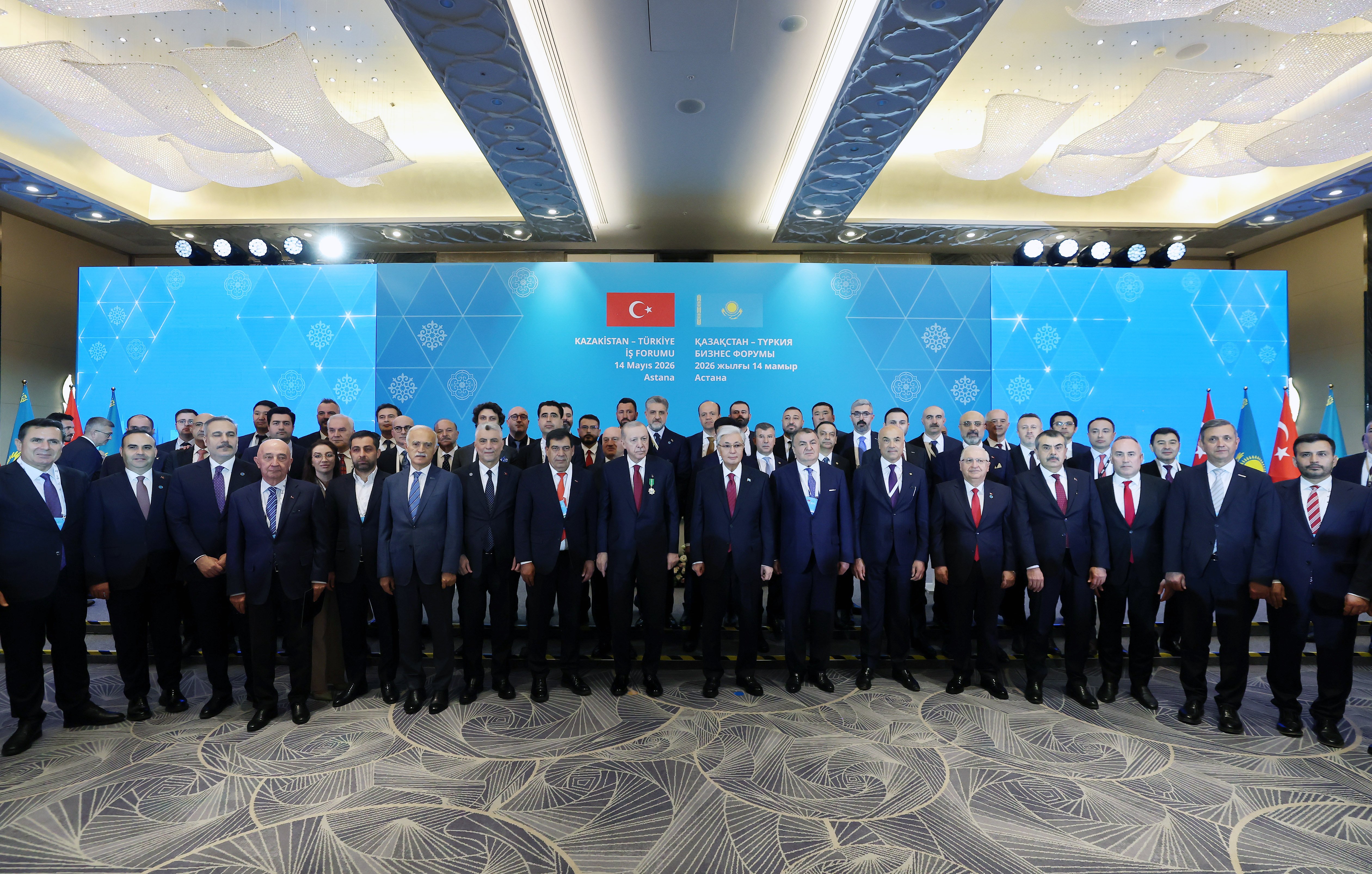 Cumhurbaşkanı Erdoğan, Kazakistan ile iş birliğini değerlendiriyor.