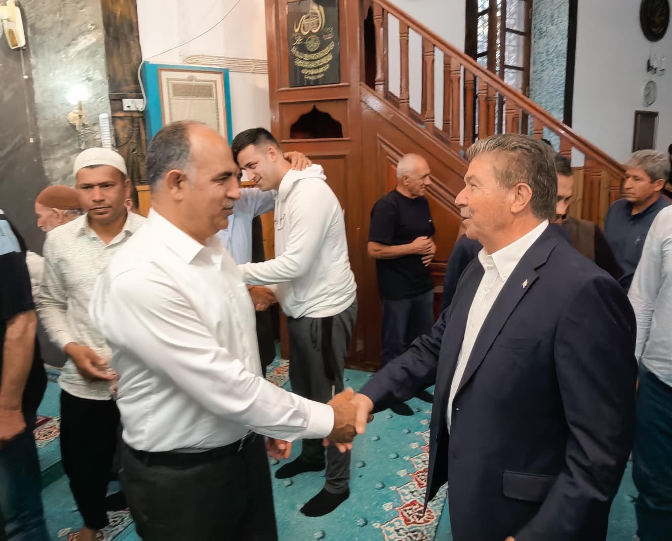 KKTC Başbakanı Ünal Üstel bayram namazı