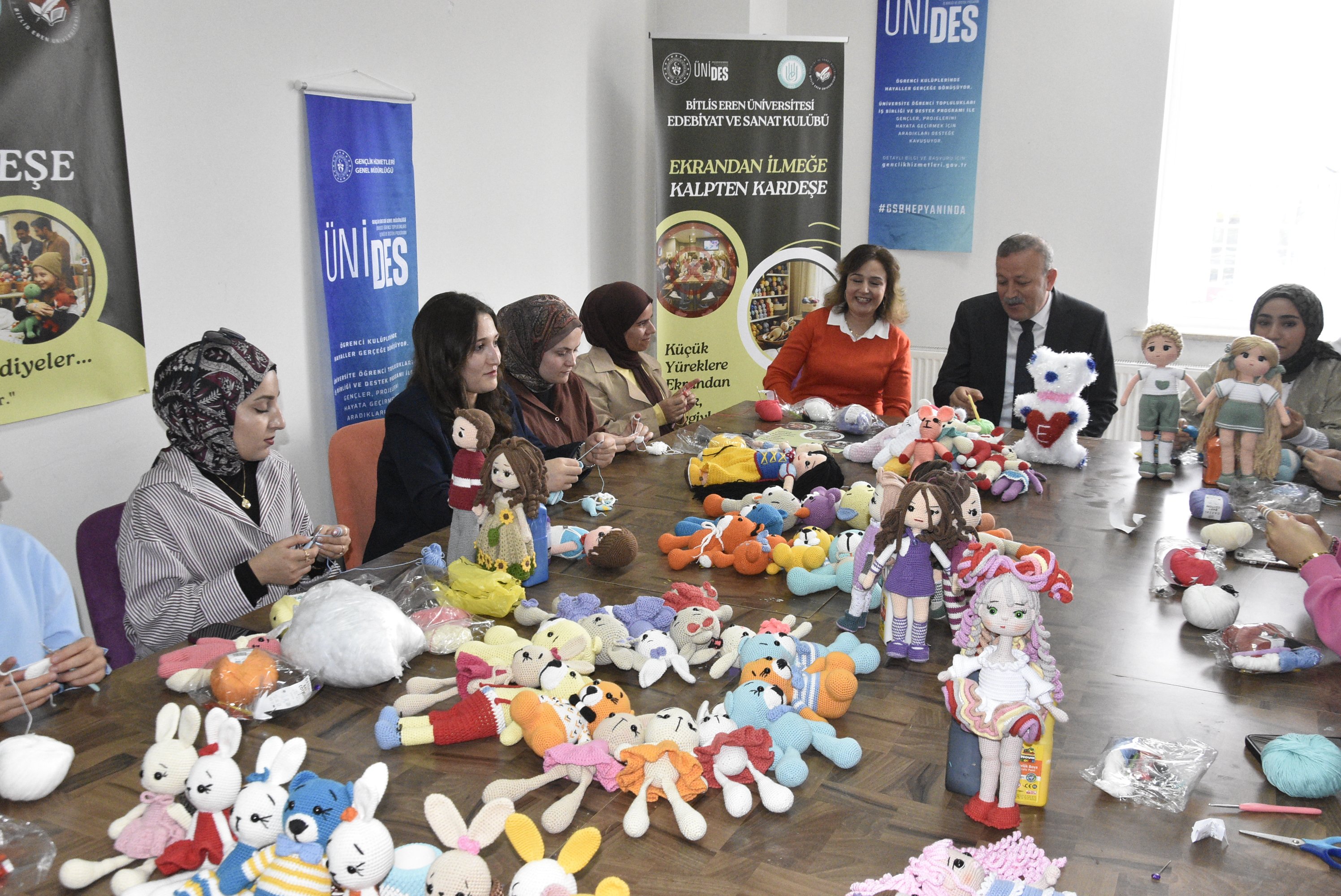 Bitlis Eren Üniversitesi amigurumi atölyesi