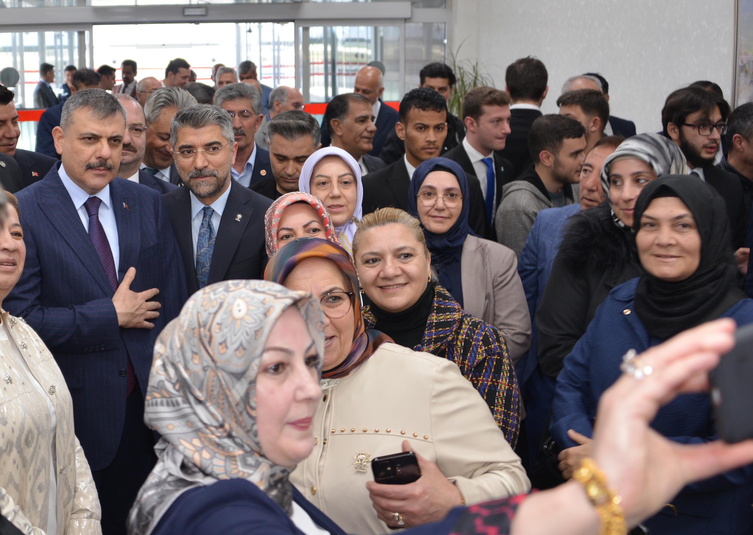 İçişleri Bakanı Mustafa Çiftçi Erzurum Havalimanı