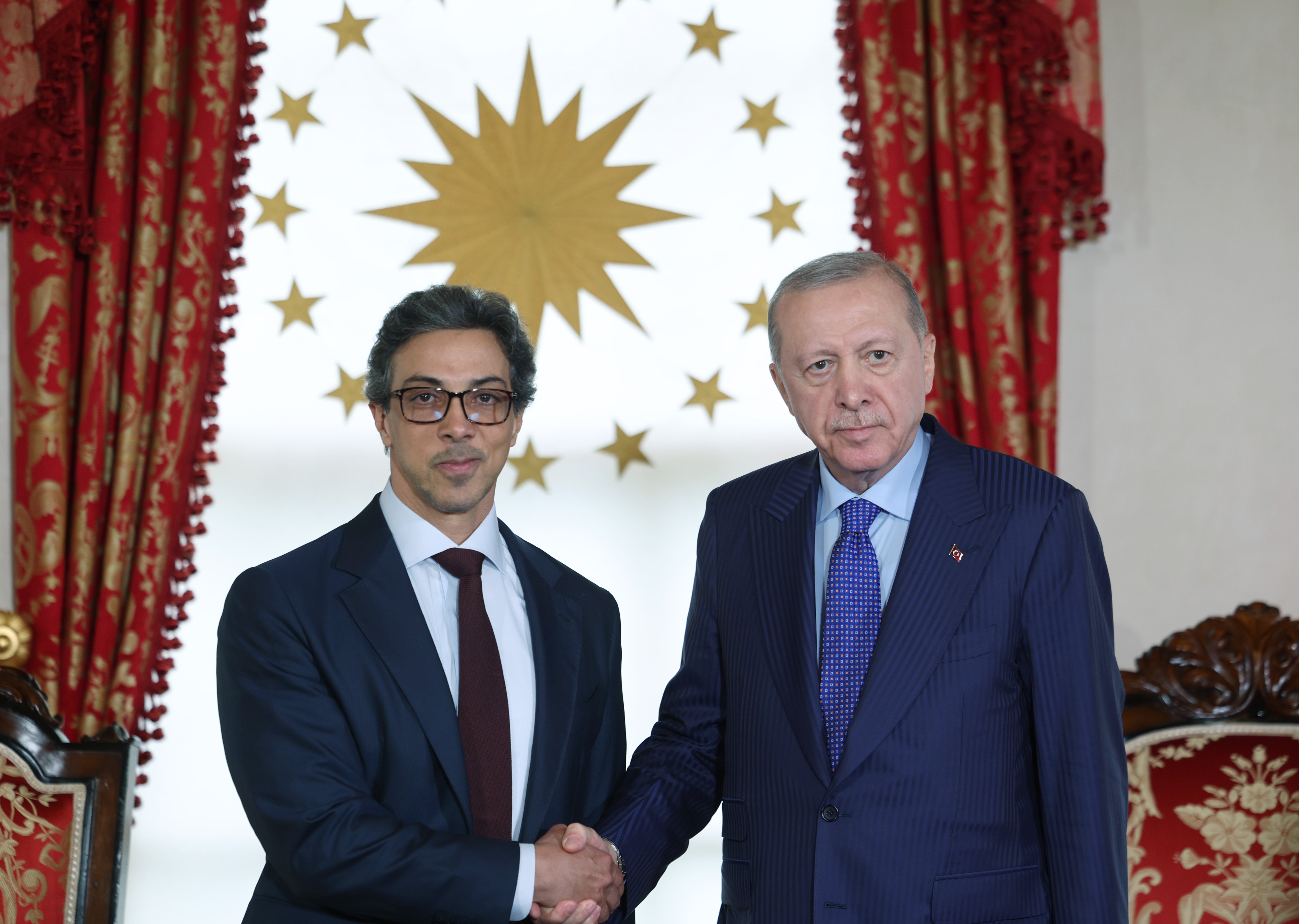 Cumhurbaşkanı Erdoğan, BAE Devlet Başkanı yardımcısı Şeyh Mansur Bin Zayid Al Nahyan’ı kabul etti