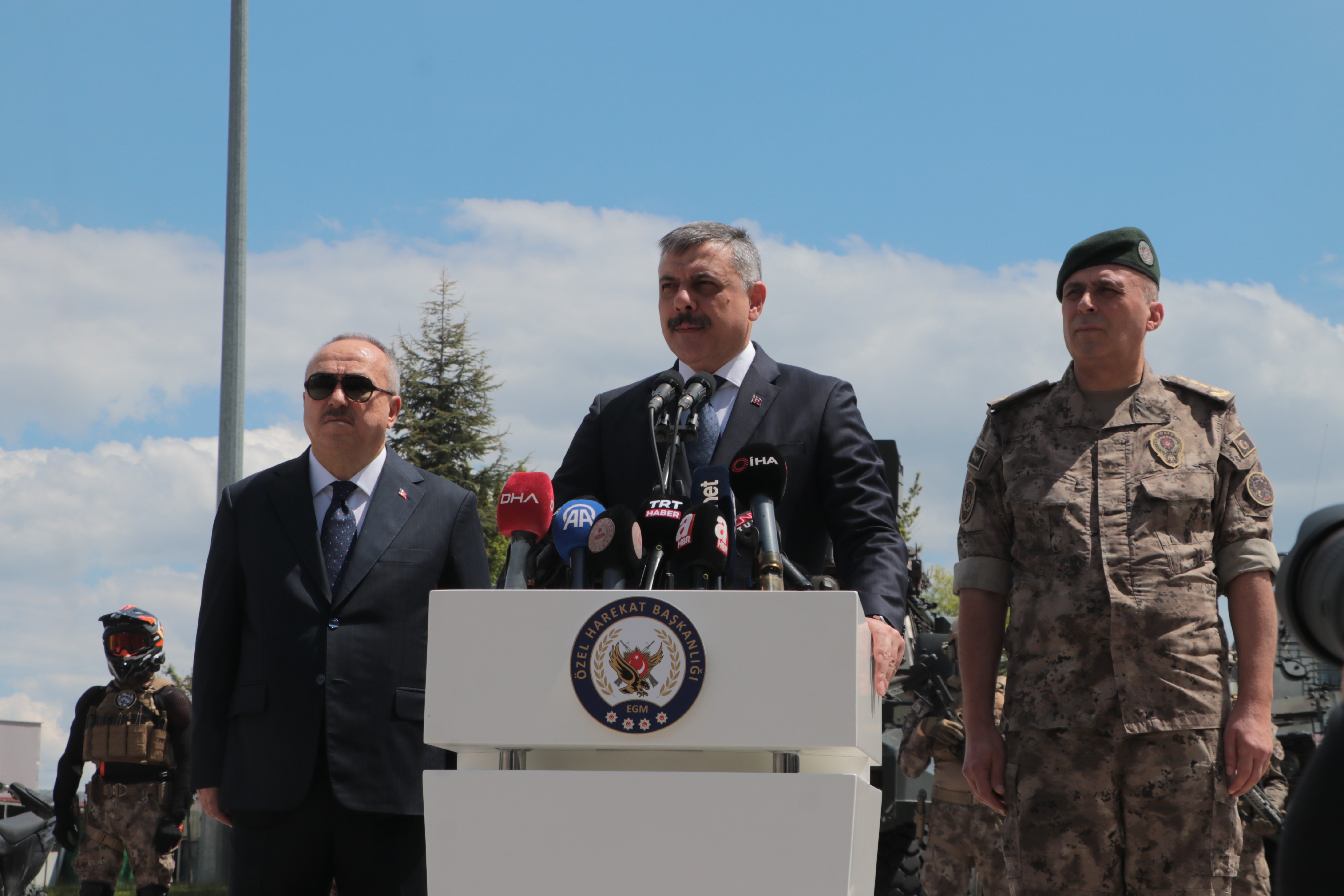 İçişleri Bakanı Mustafa Çiftçi Özel Harekat Başkanlığı ziyareti