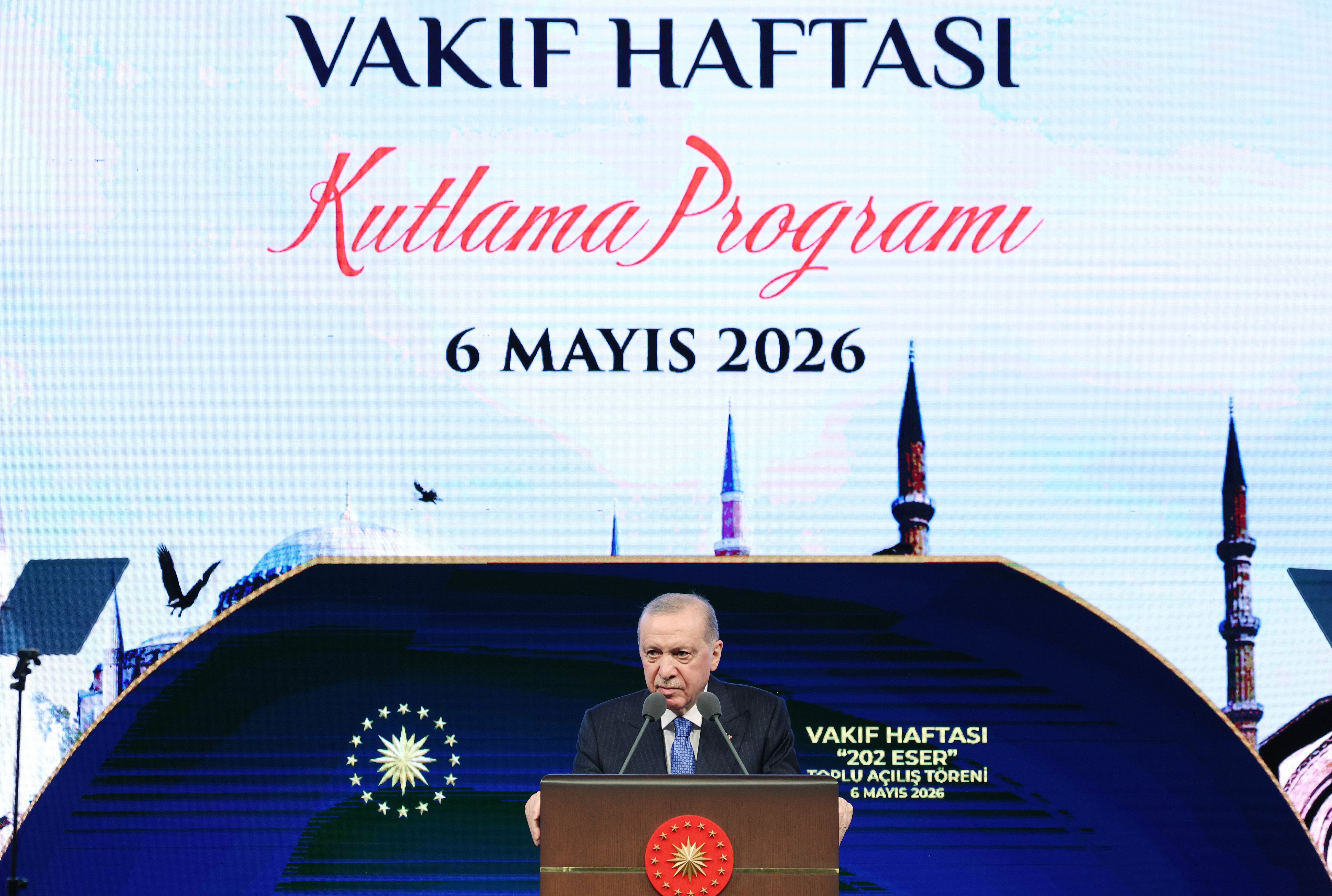 Cumhurbaşkanı Erdoğan Vakıflar Haftası Programında