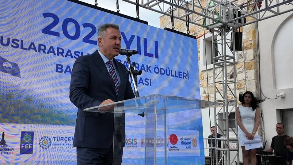 Mavi Bayrak töreni katılımcıları