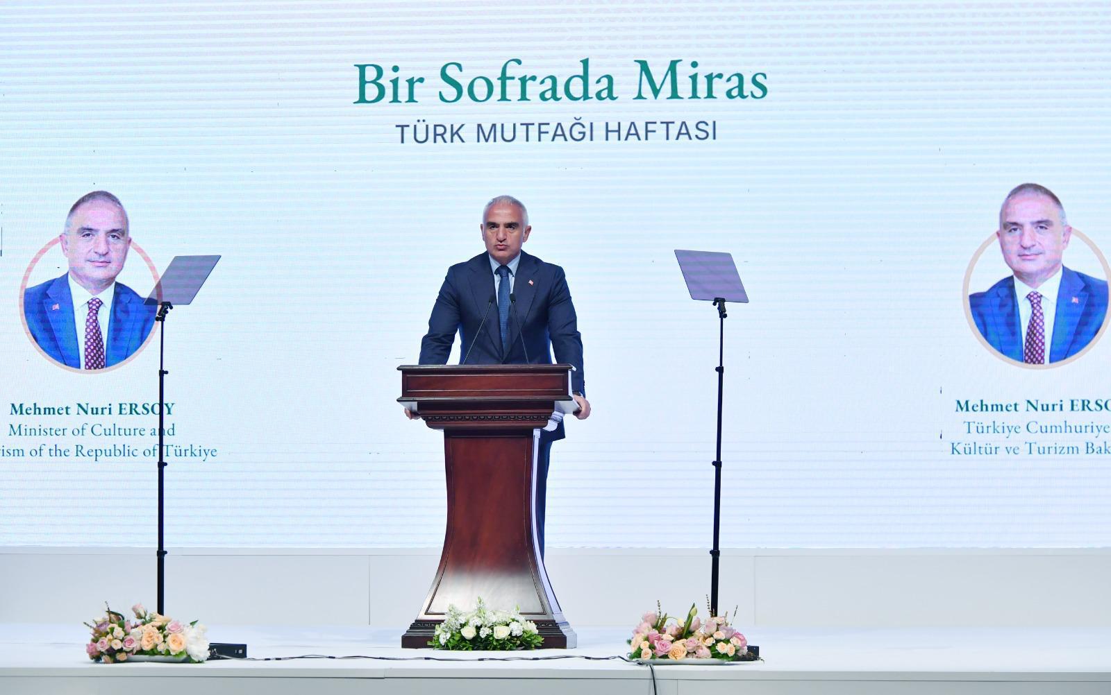 Bakan Ersoy konuşuyor