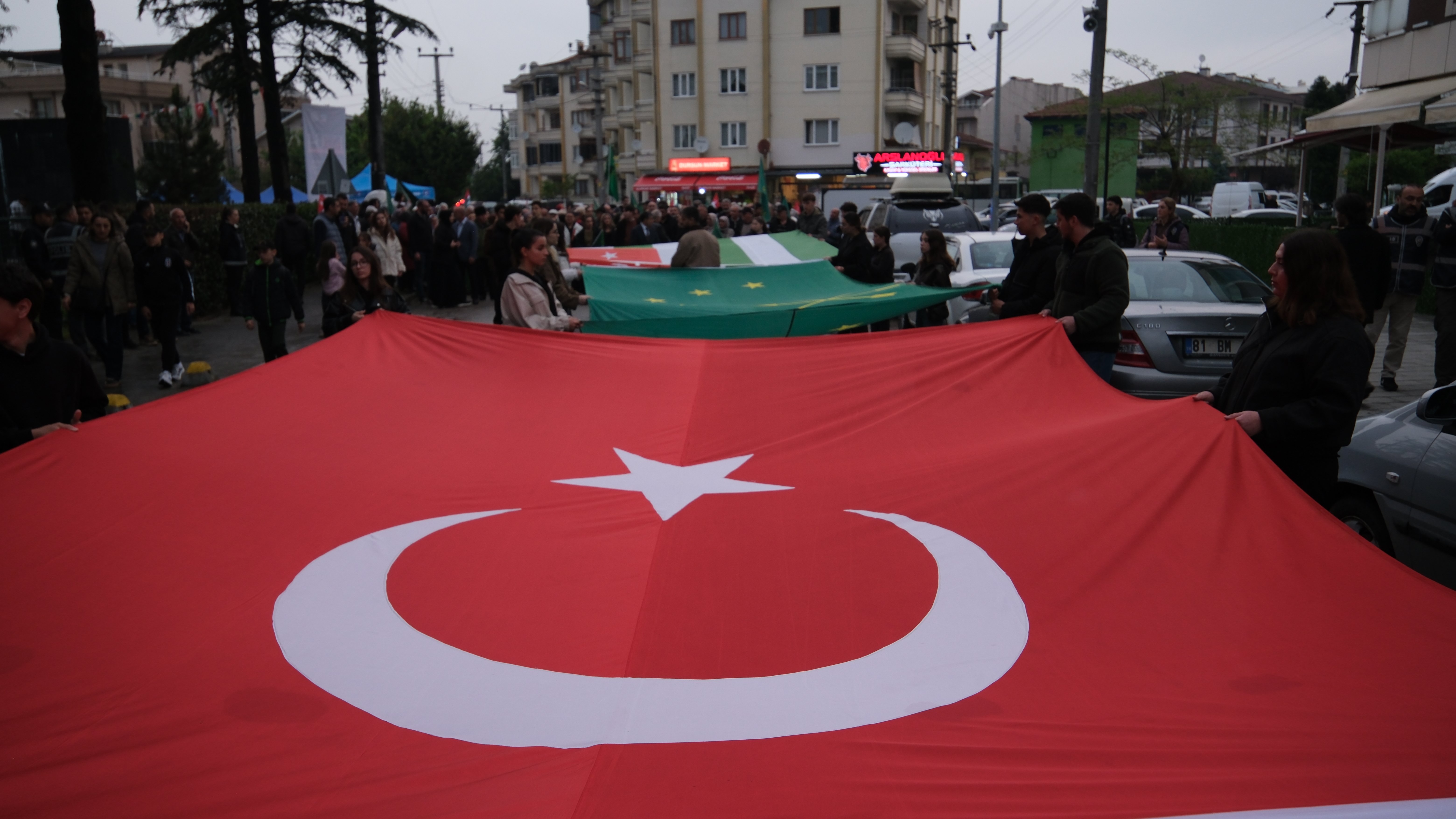Kafkas Anıtı töreni