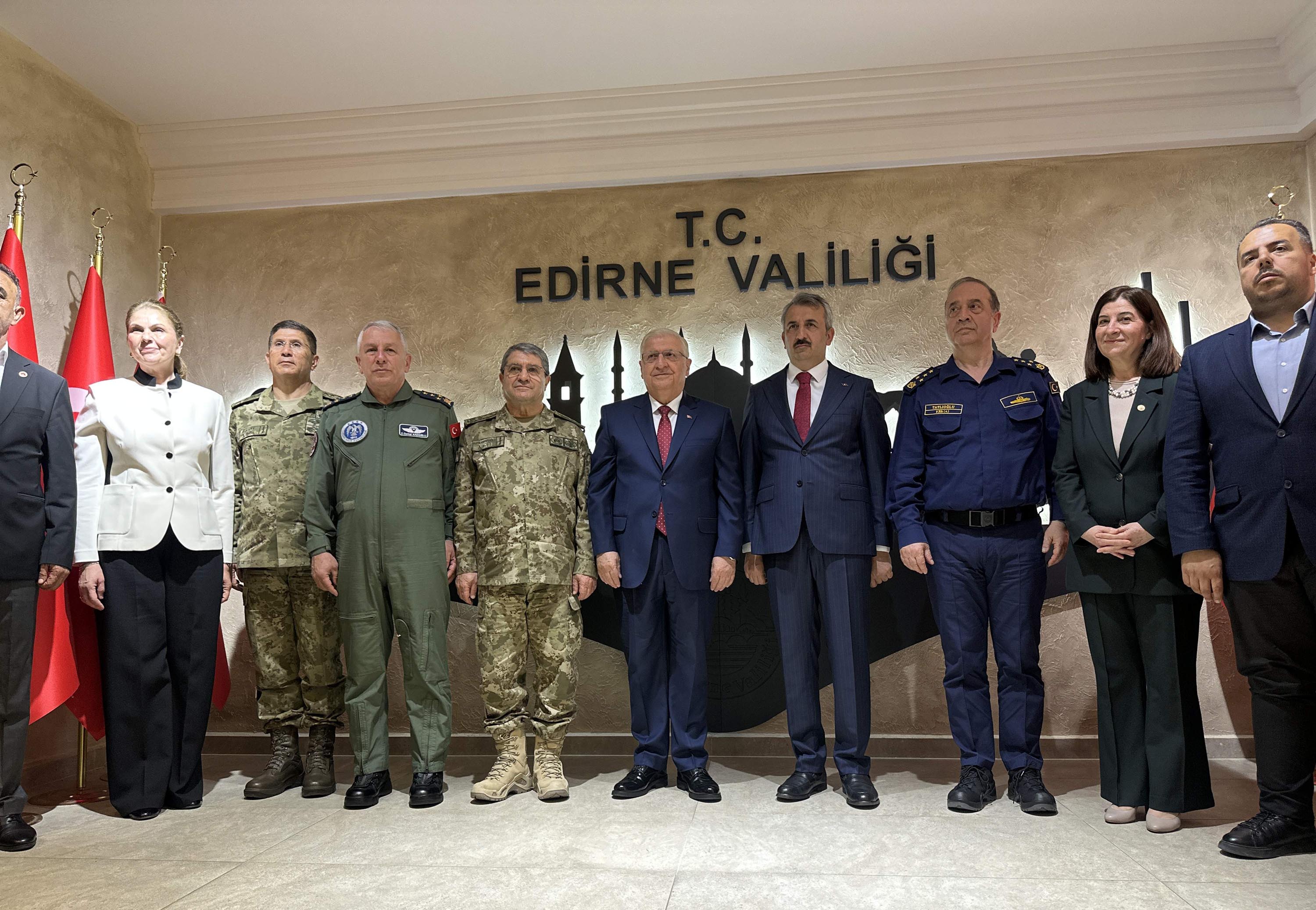 Yaşar Güler Edirne Valiliği ziyareti