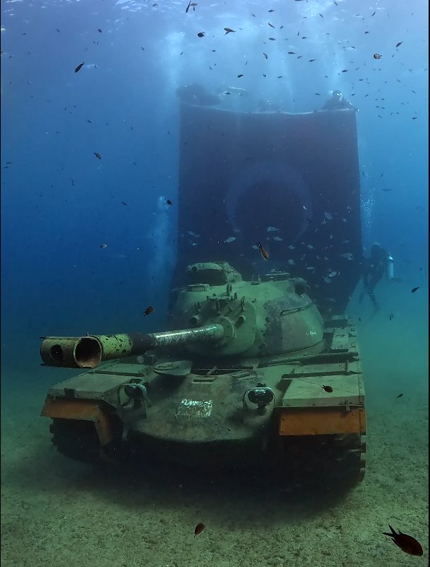 Saros Körfezi tank batığı dalgıç 19 Mayıs Türk bayrağı