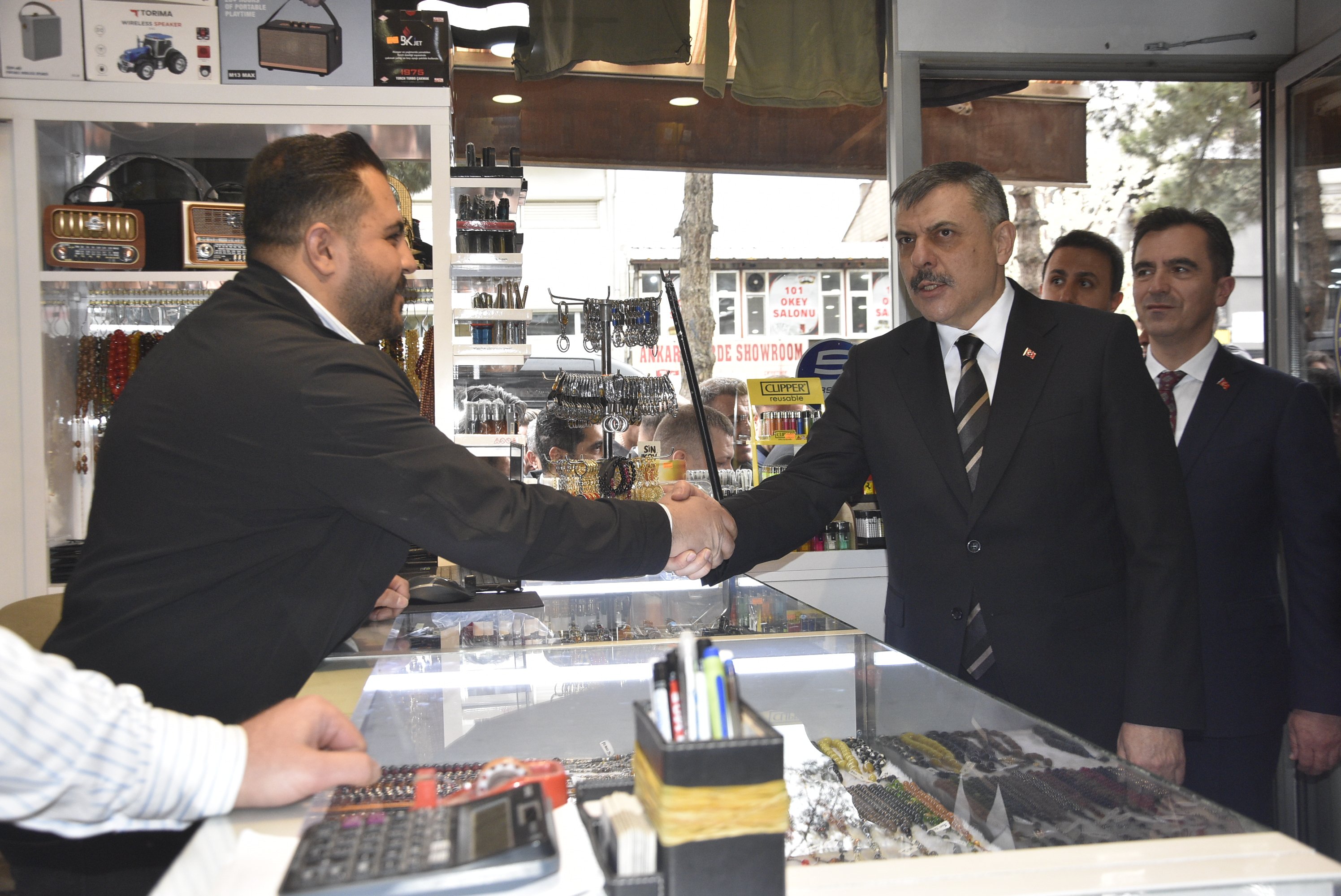 İçişleri Bakanı Mustafa Çiftçi, MHP İl Başkanlığı ziyareti