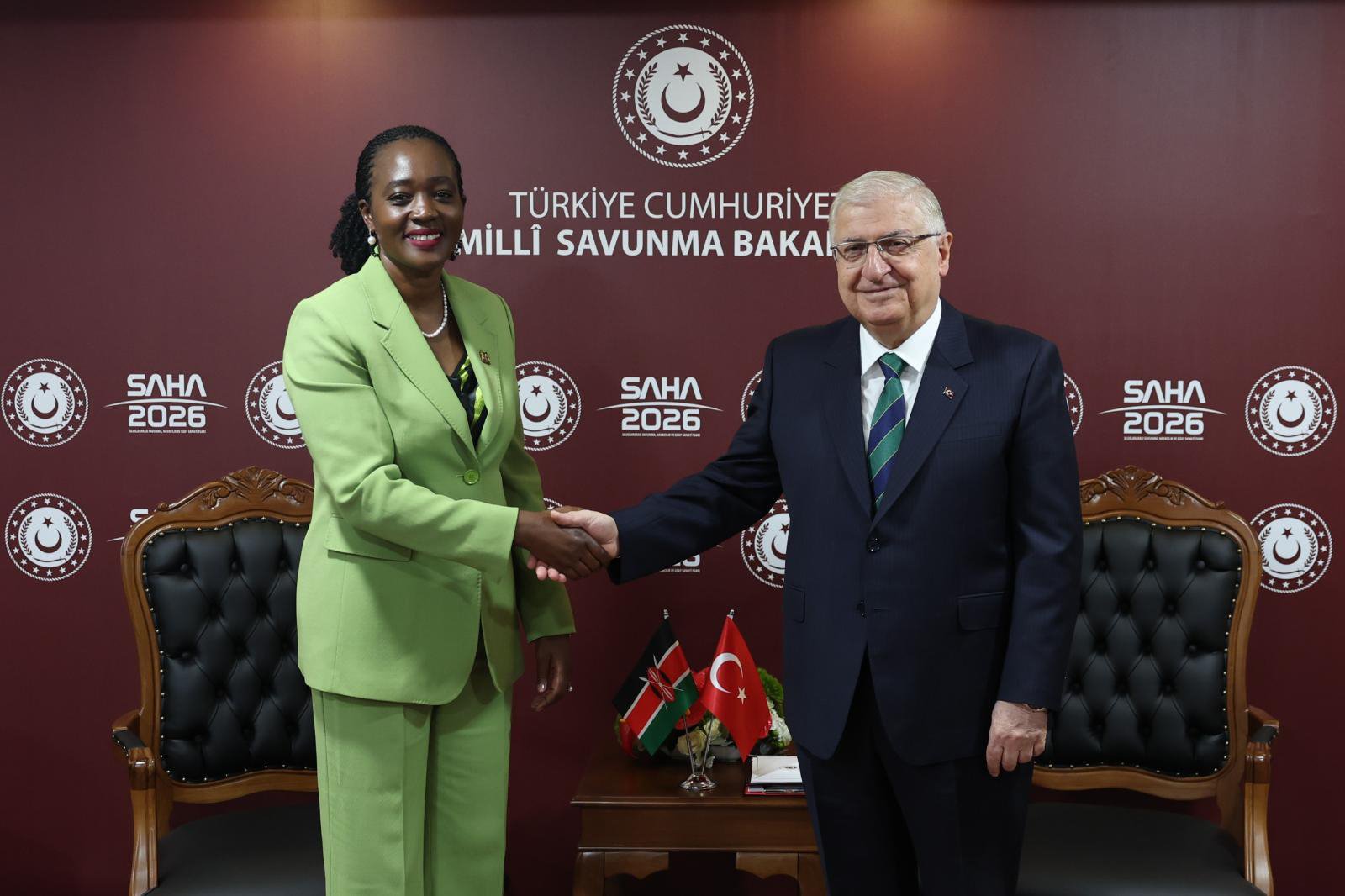 Bakan Güler Kenya Savunma Bakanı ile görüşme
