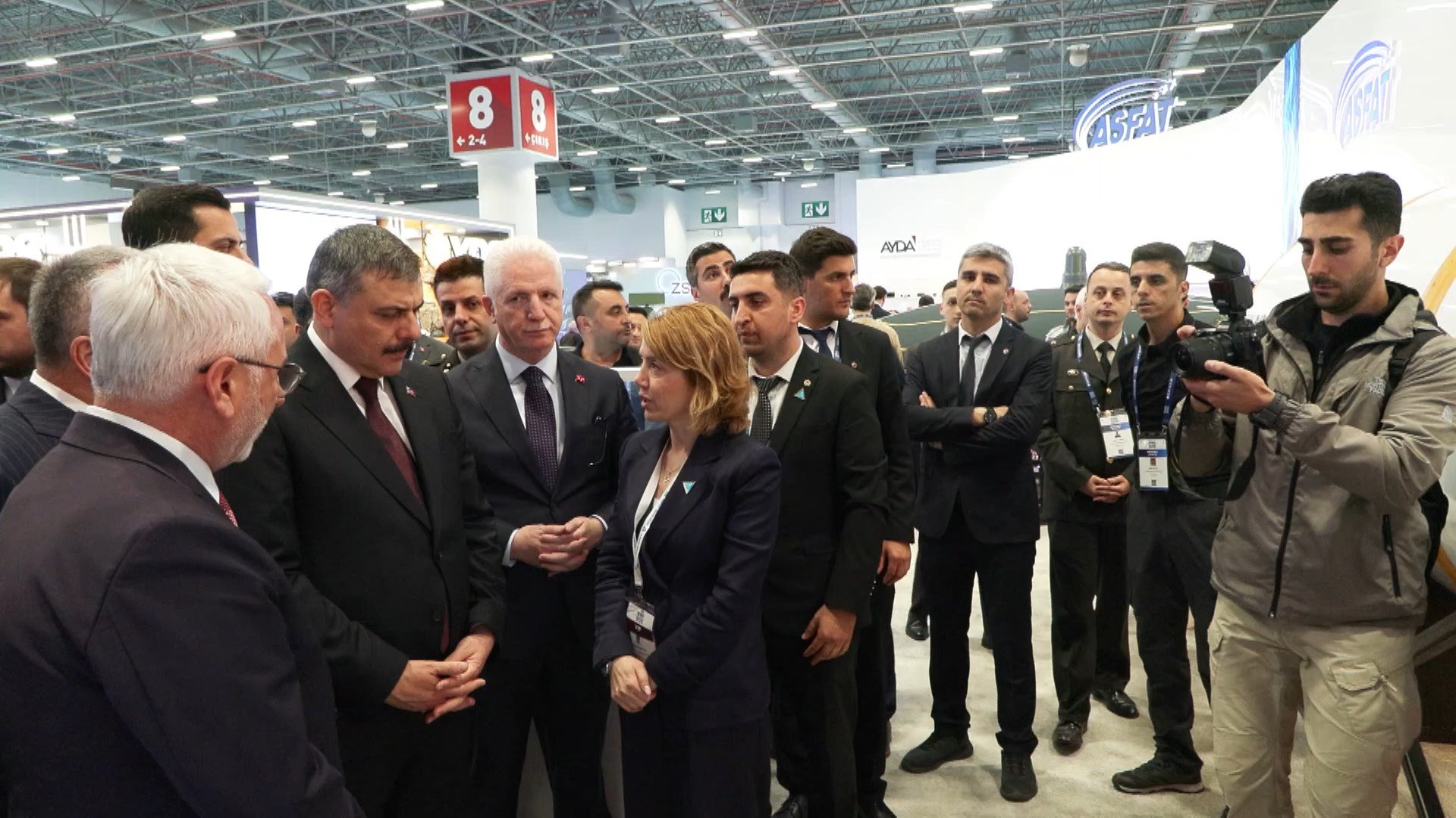 İçişleri Bakanı Çiftçi SAHA 2026 fuar alanında