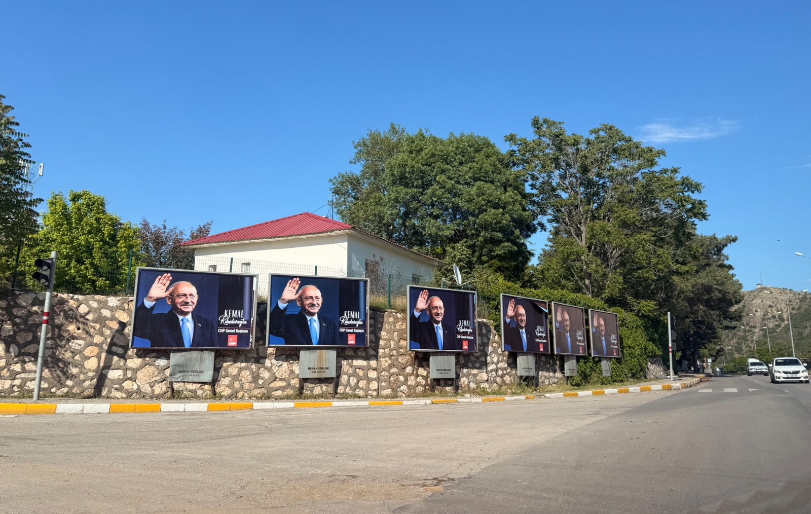 Tunceli billboard Kılıçdaroğlu