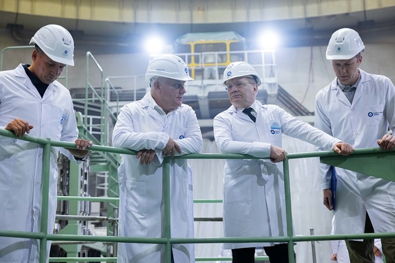 Rosatom Genel Müdürü Aleksey Likhachev Akkuyu NGS sahasında