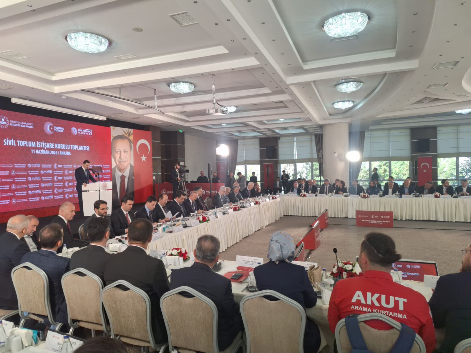 Bakan Mustafa Çiftçi Toplantıda