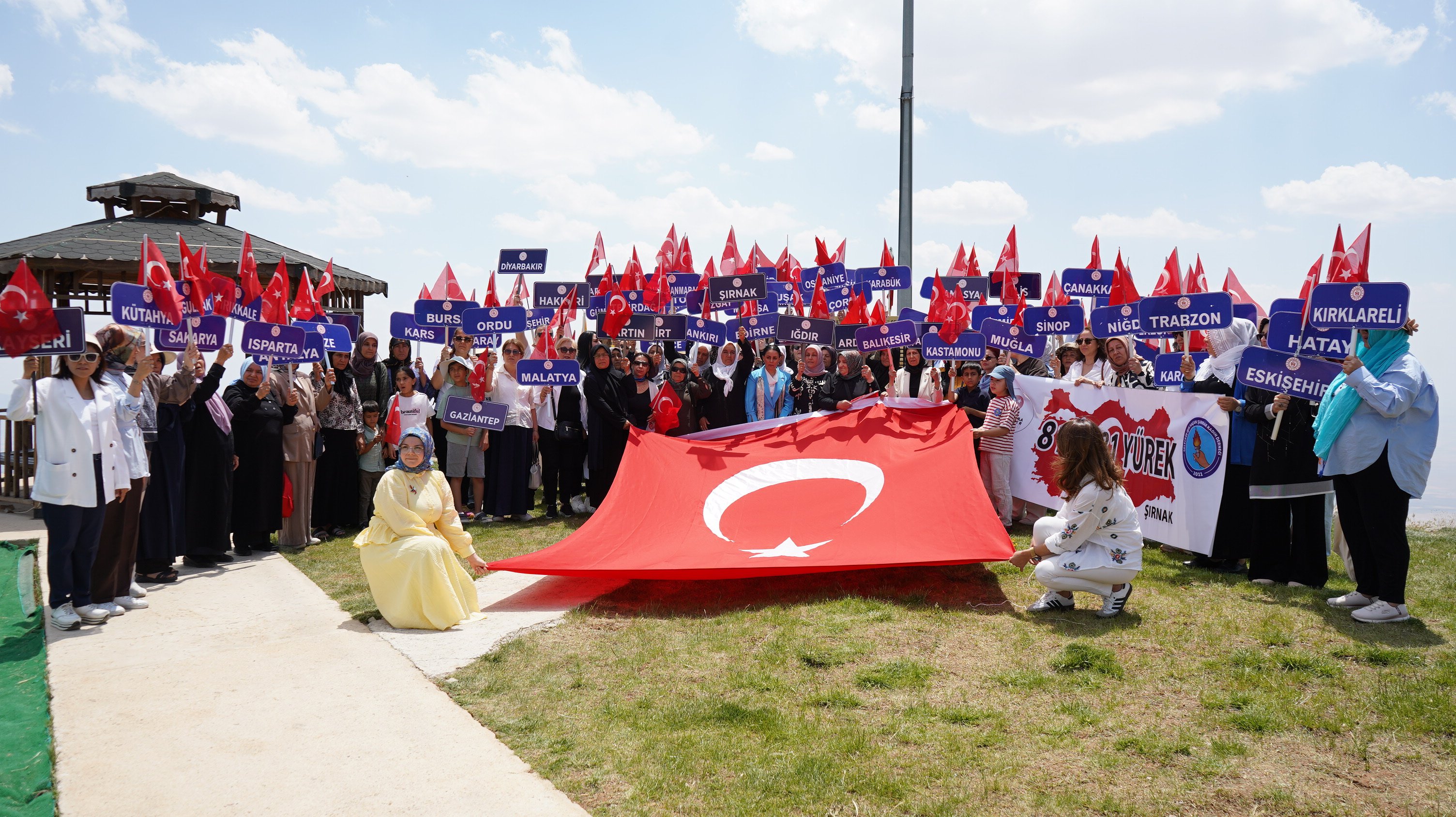 Cudi Dağı şehitlik anıtı ziyareti