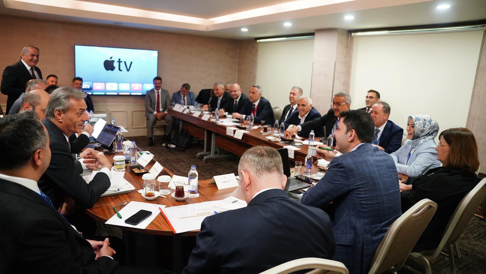 Bakan Murat Kurum Sakarya toplantısı