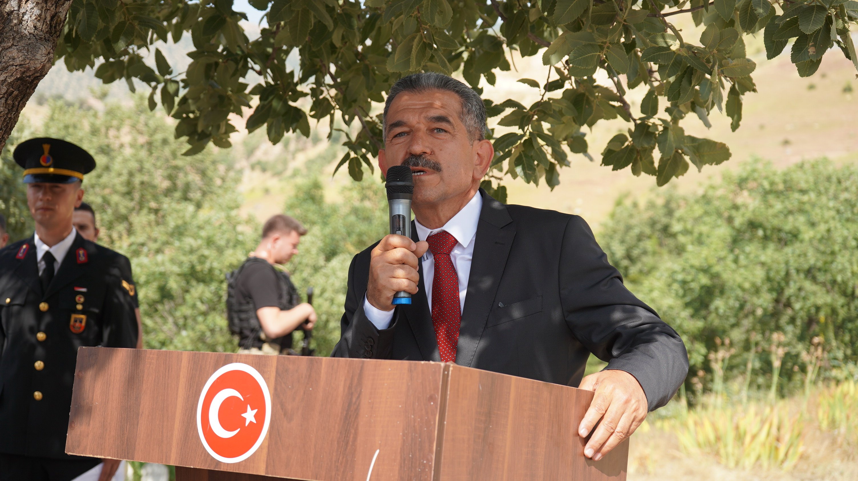 Vatandaşlar törende