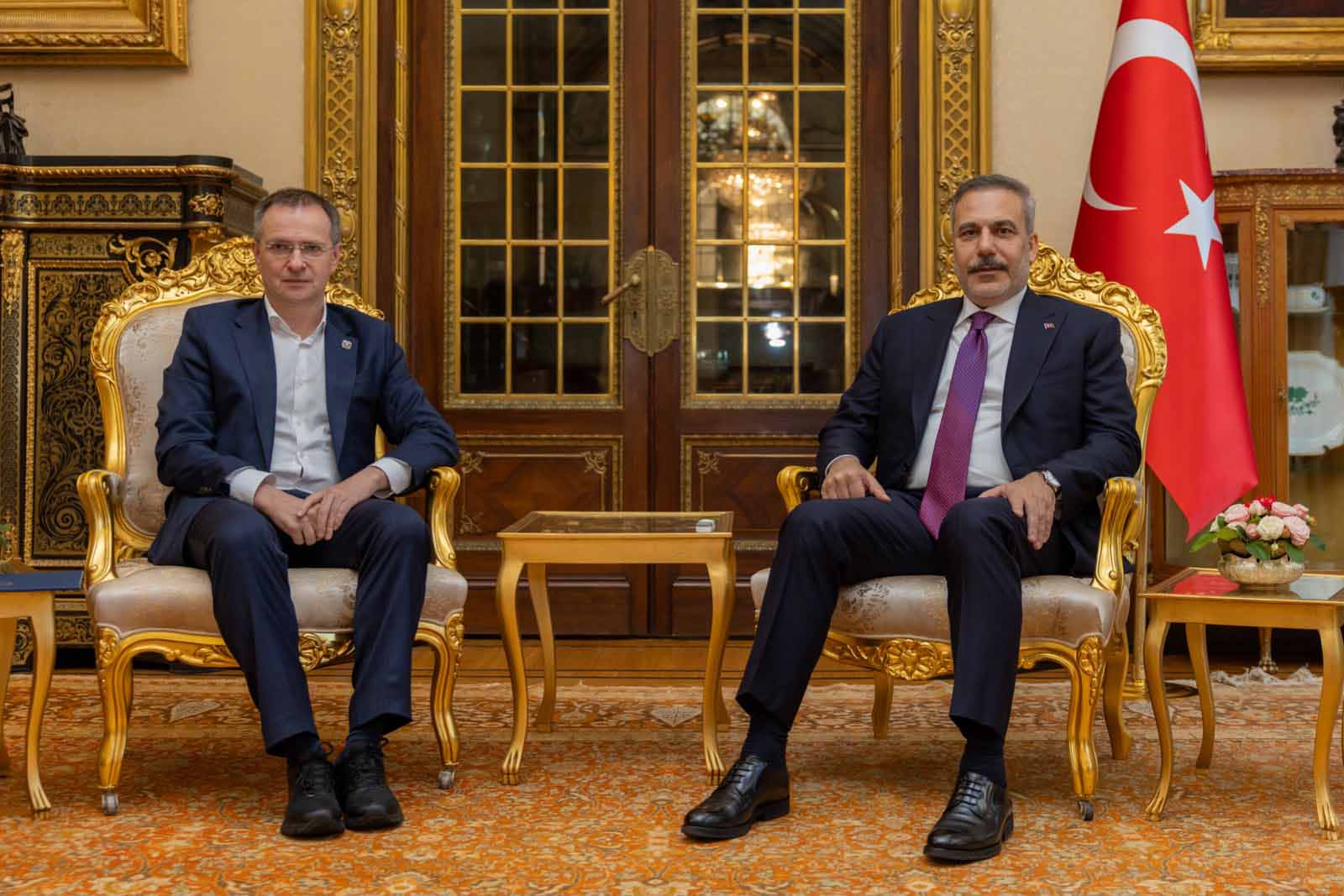 Bakan Fidan ve Putin Danışmanı Vladimir Medinskiy