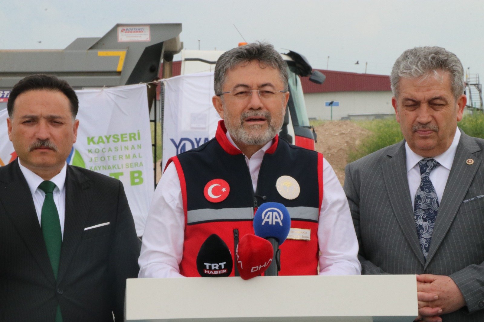 Bakan Yumaklı, Kocasinan Sera Jeotermal OTB incelemeleri, baraj doluluk oranı, 12 ay üretim