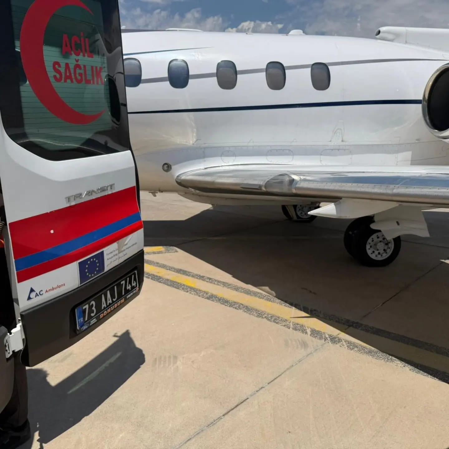 Ambulans uçak ile hasta nakli
