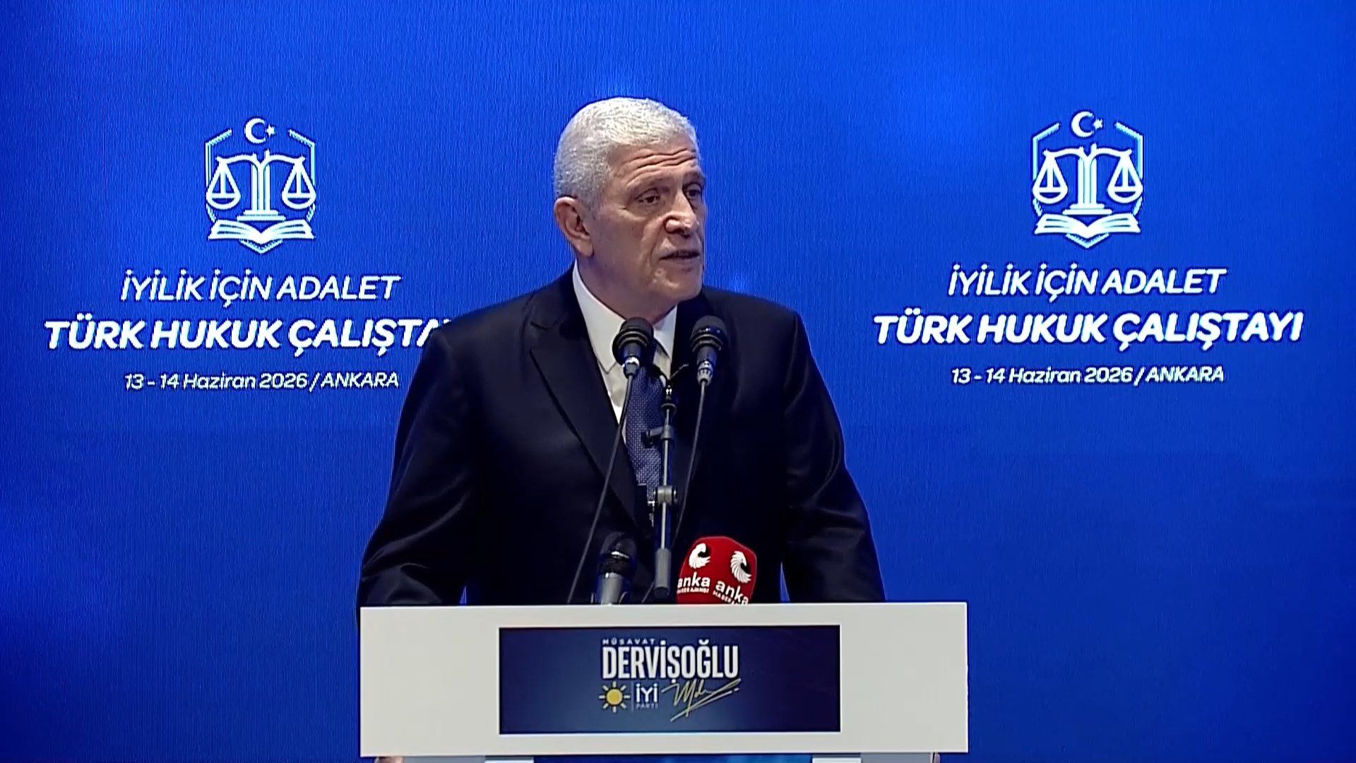 Müsavat Dervişoğlu İYİ Parti Hukuk Çalıştayı
