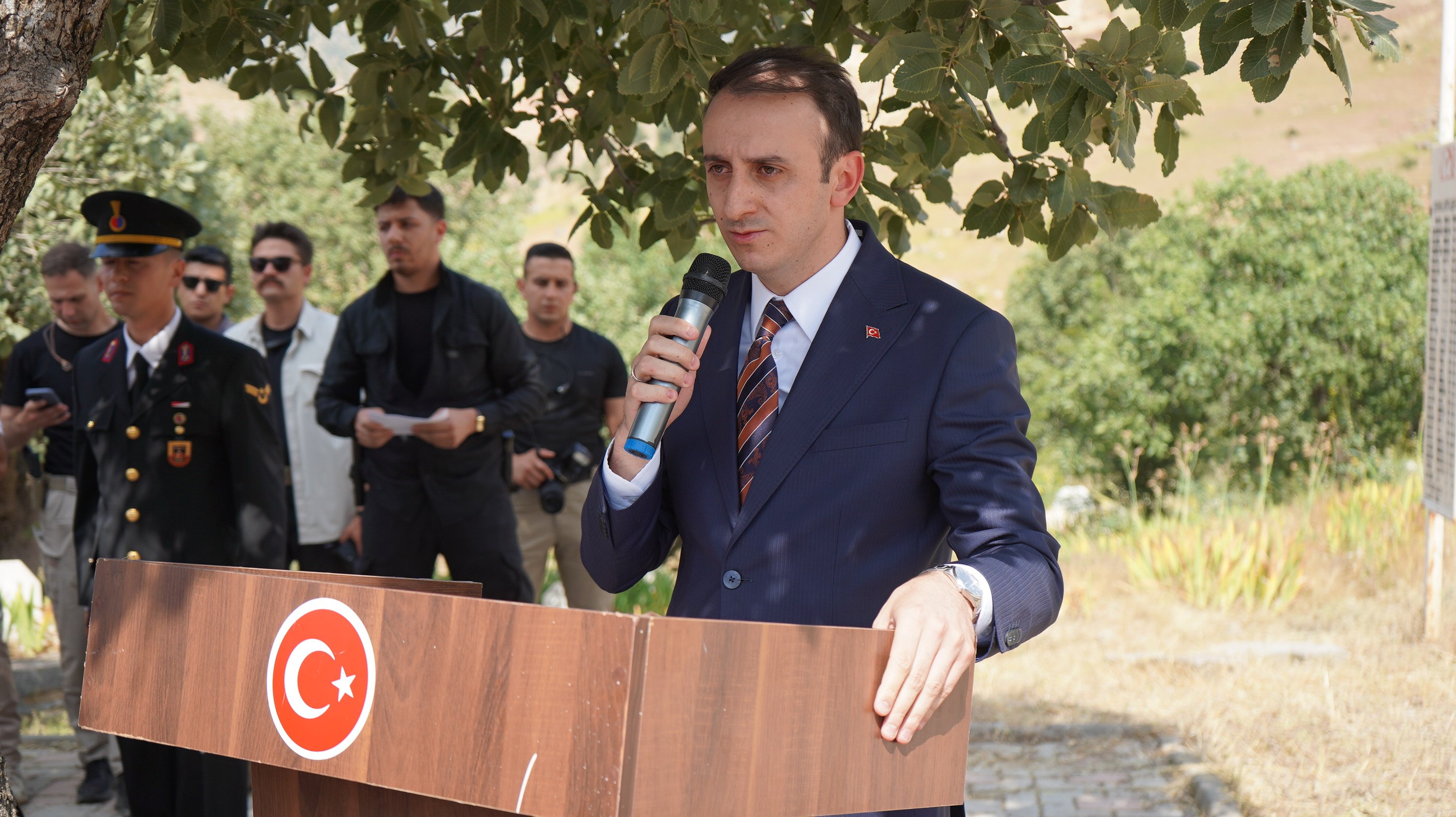Törene katılan yetkililer