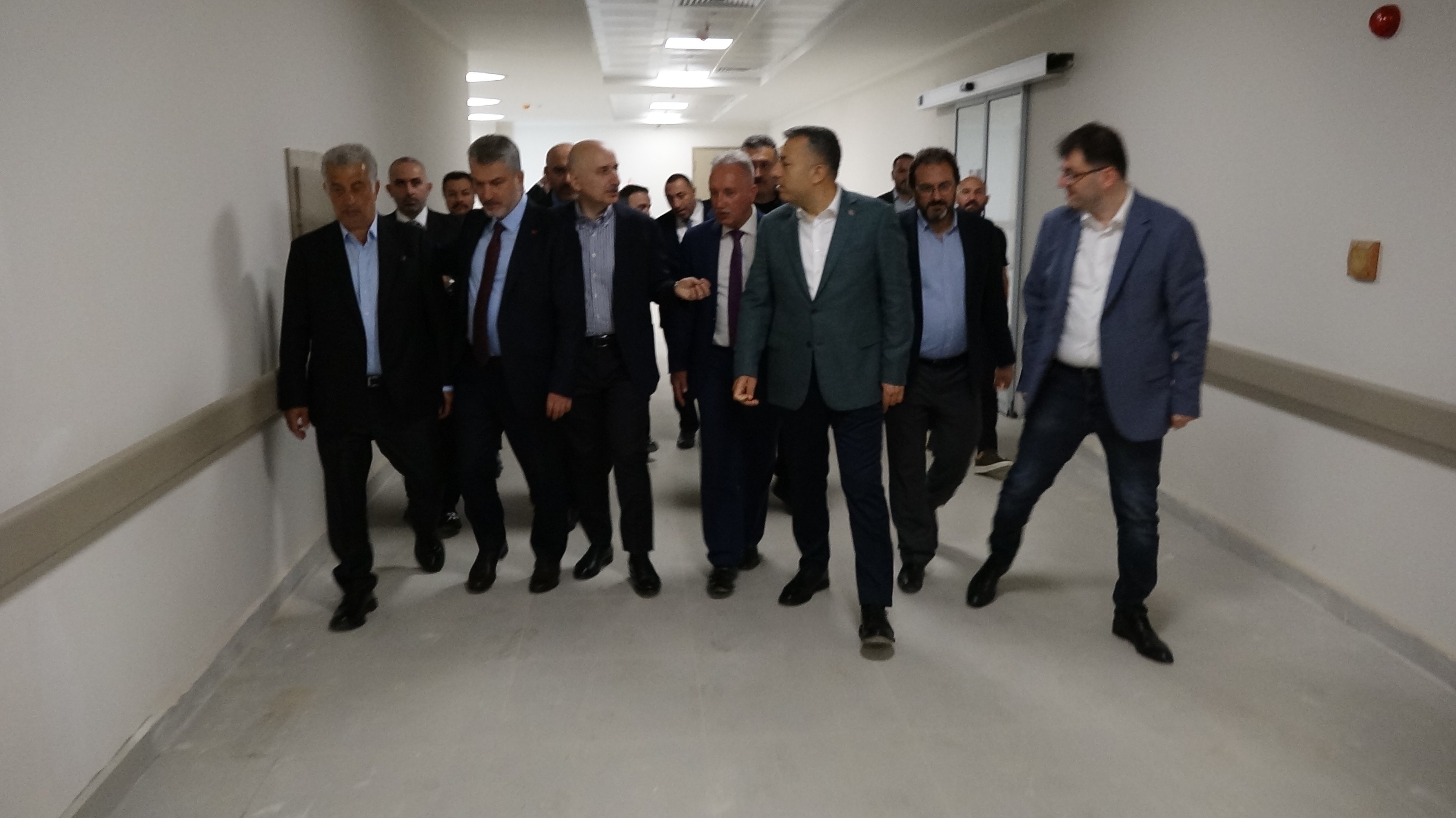 Karaismailoğlu hastane ziyareti