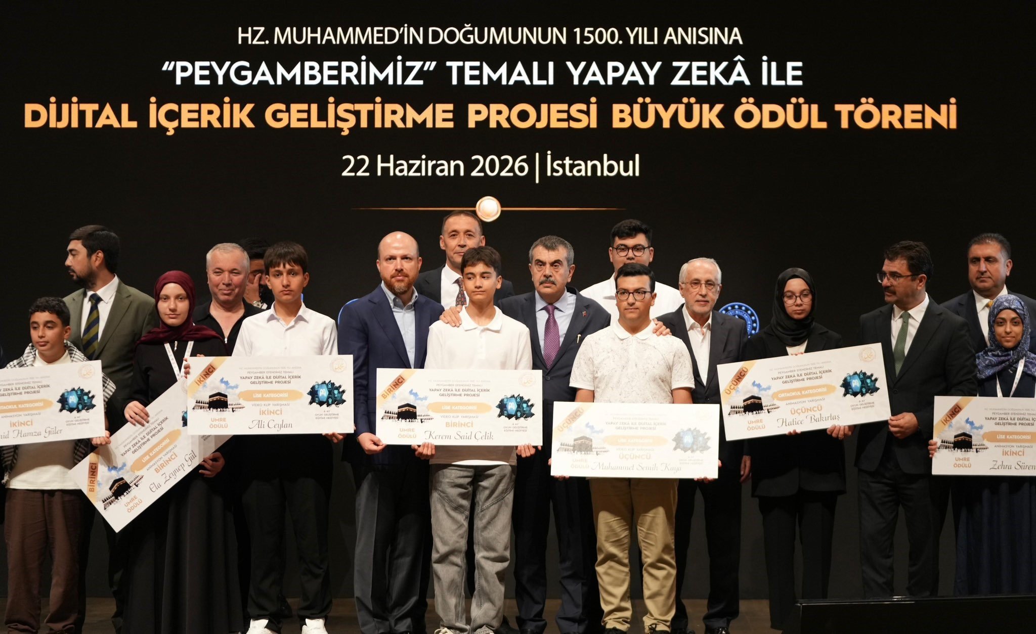 Tören katılımcıları