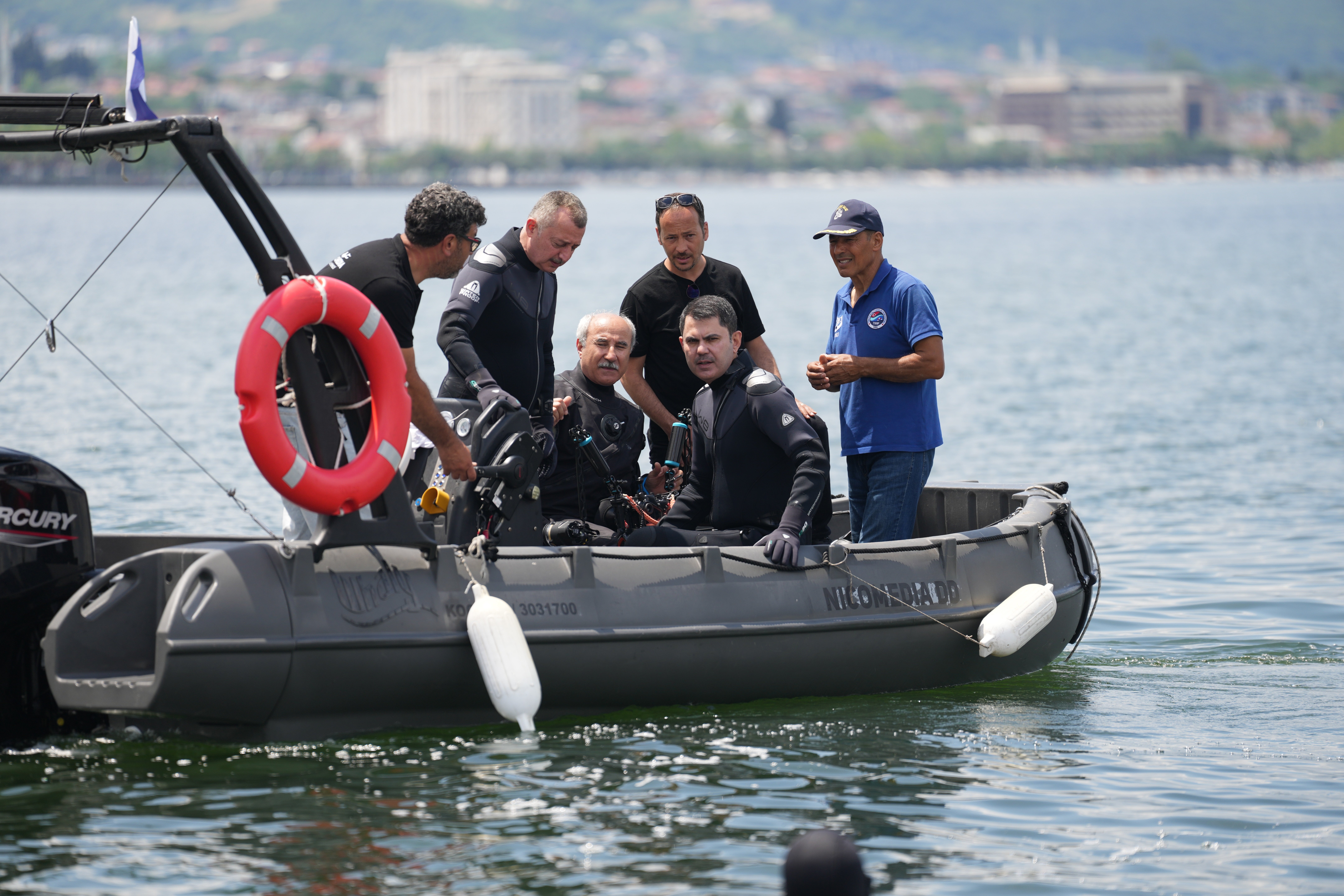 Temizlik sonrası deniz canlıları