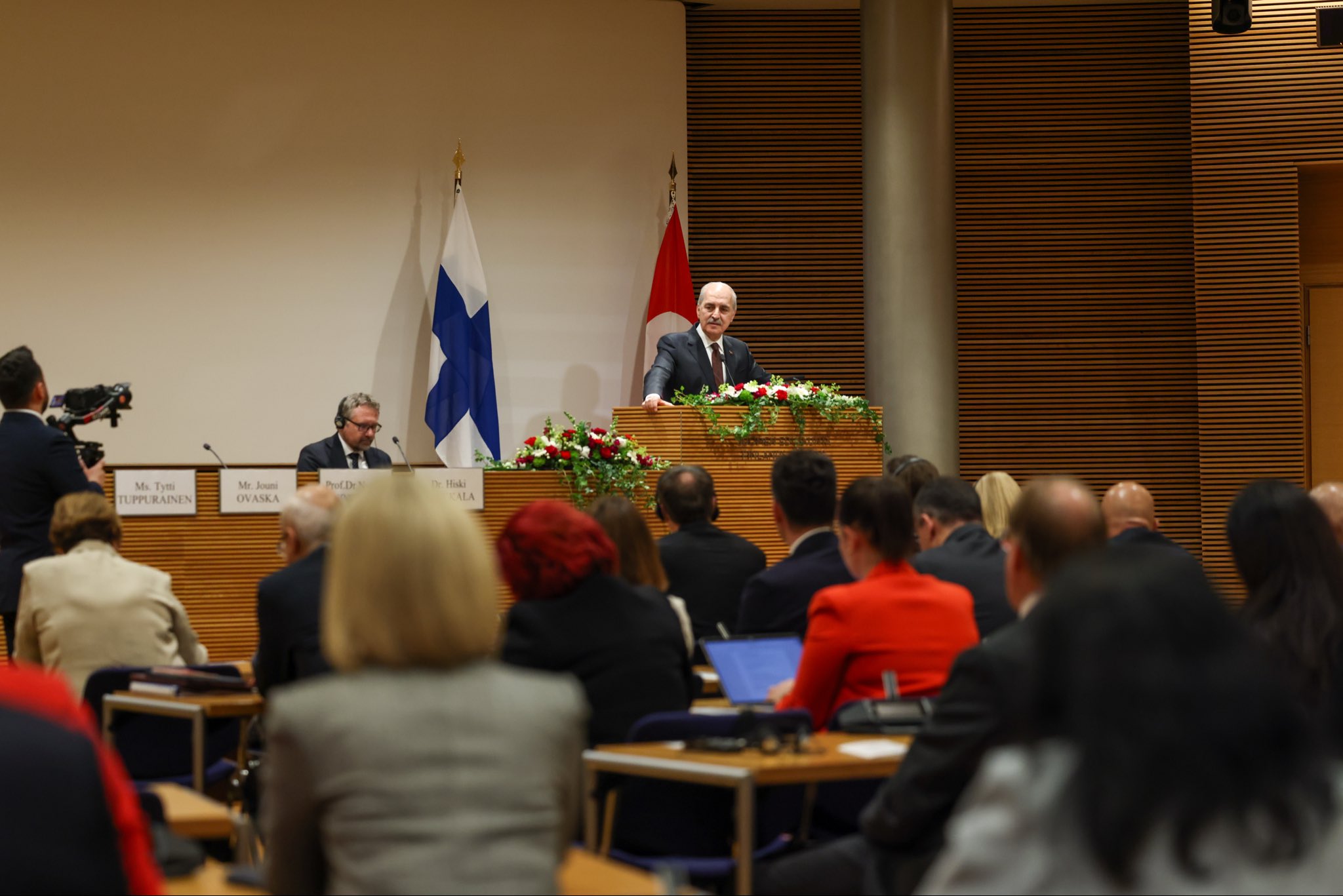 TBMM Başkanı Kurtulmuş Finlandiya Parlamentosu