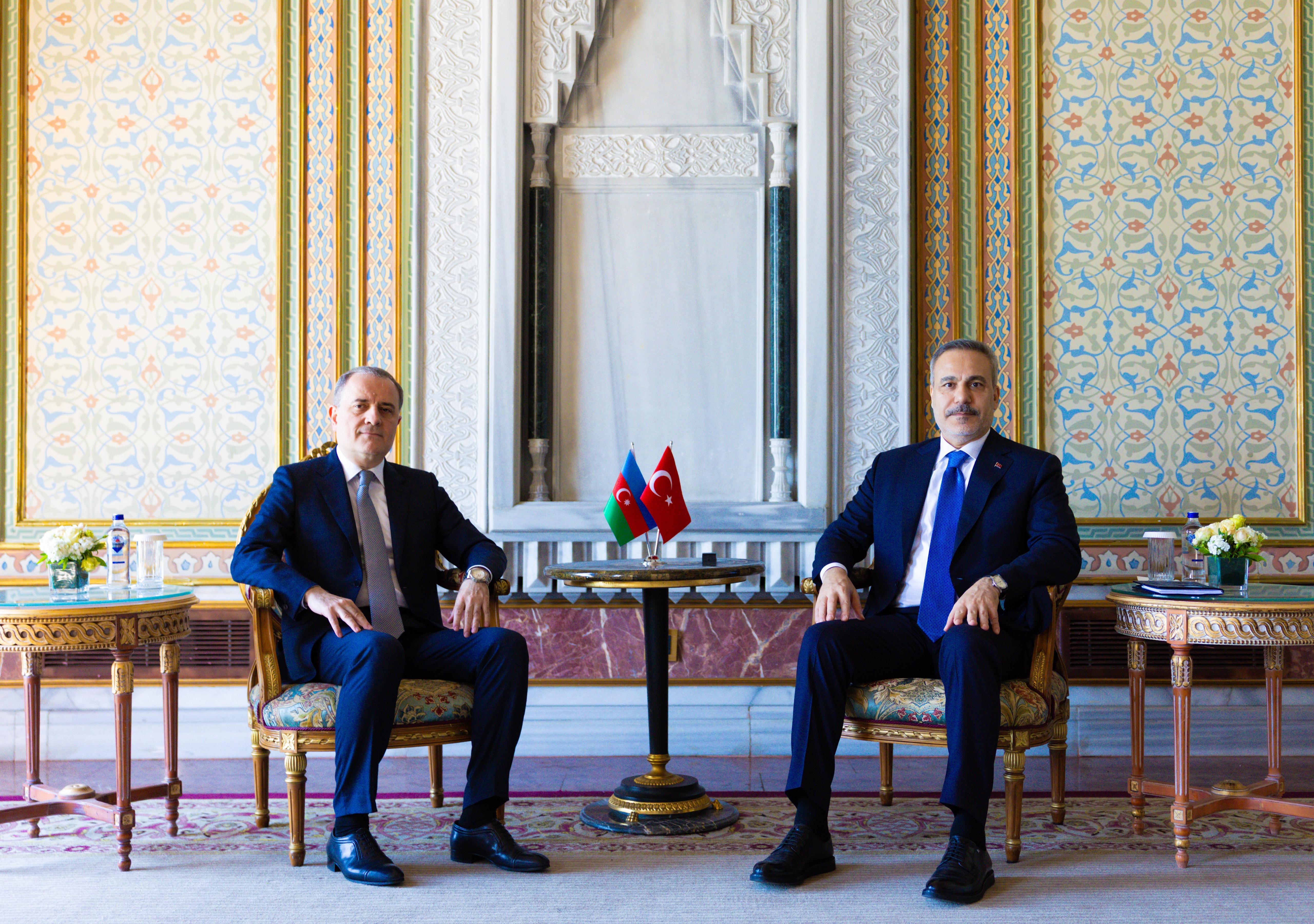 Dışişleri Bakanı Hakan Fidan ve Azerbaycan Dışişleri Bakanı Ceyhun Bayramov görüşmesi
