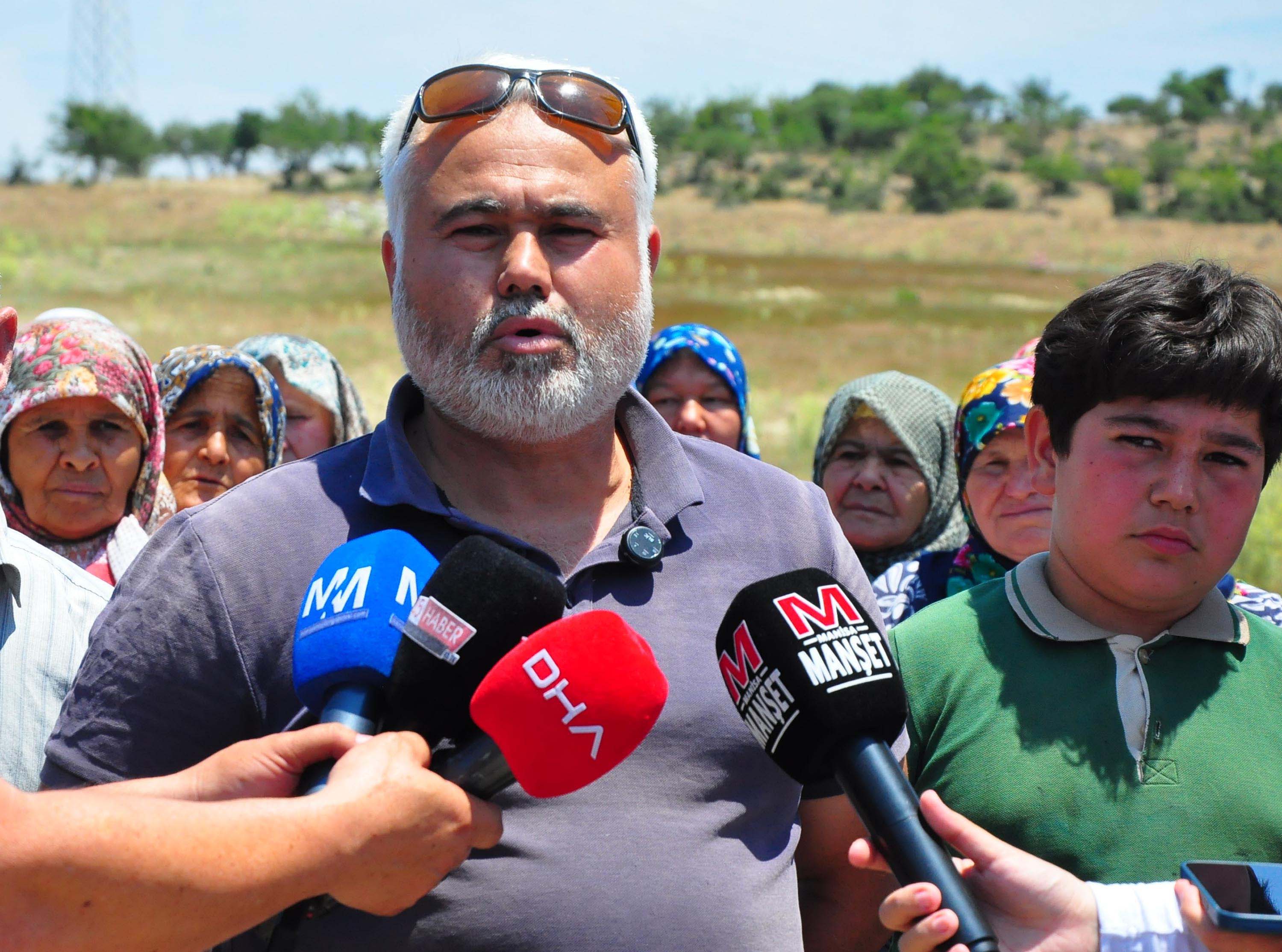 Manisa Yağcılar mezarlık protestosu