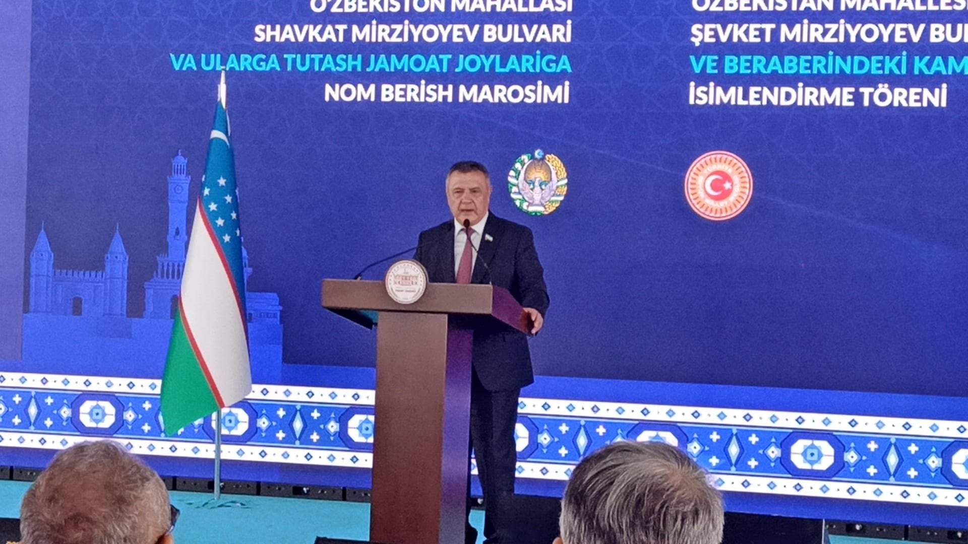 TBMM Başkanı Numan Kurtulmuş ve Özbekistan Yasama Meclisi Başkanı Nuriddin İsmailov