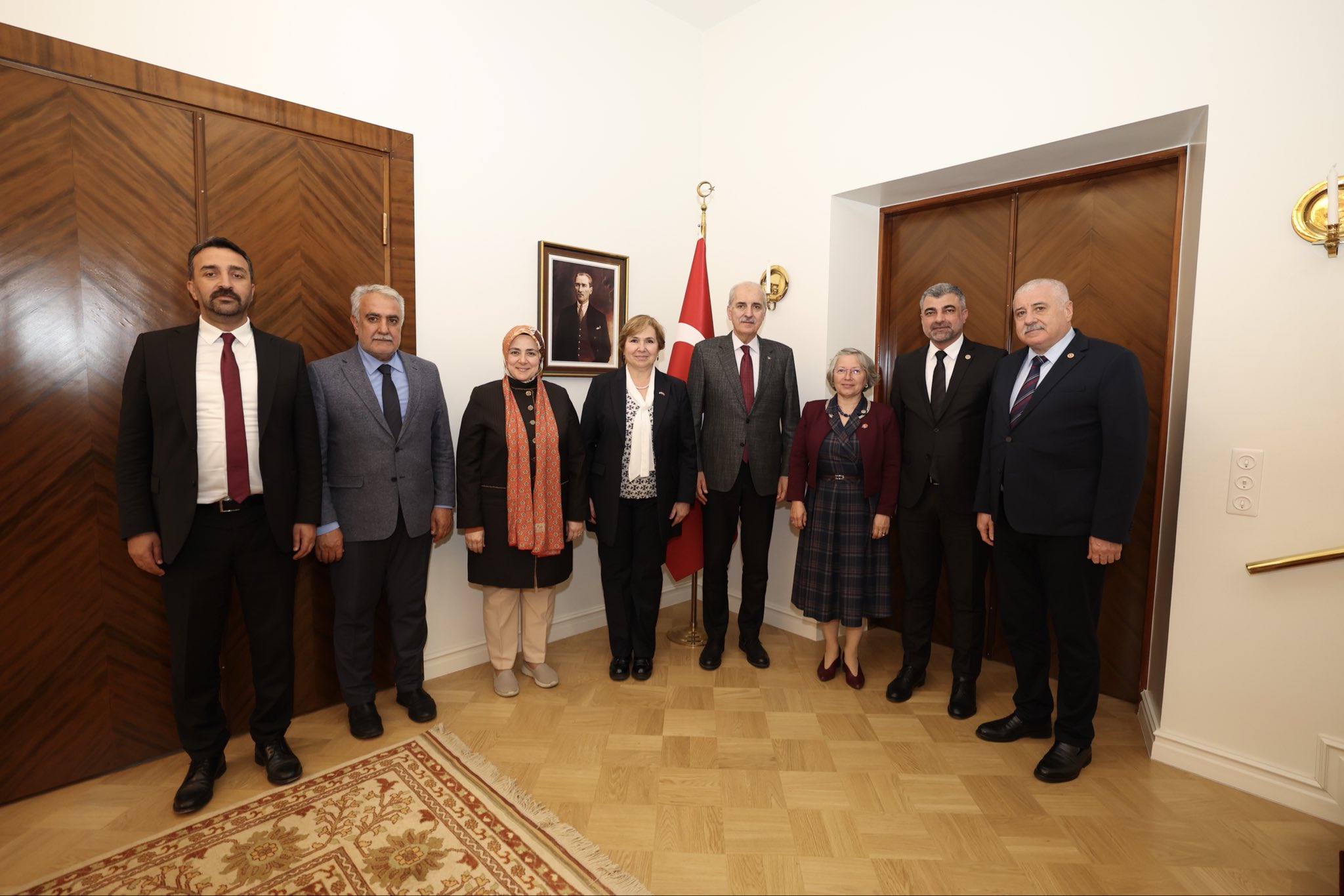 Numan Kurtulmuş Finlandiya ziyareti