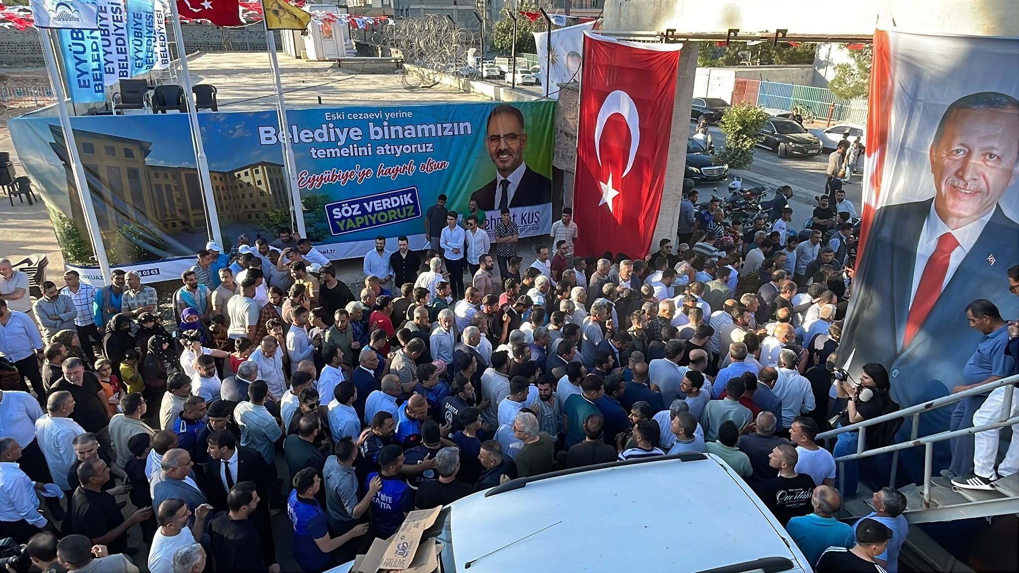Eyyübiye Belediyesi Hizmet Binası temel atma töreni