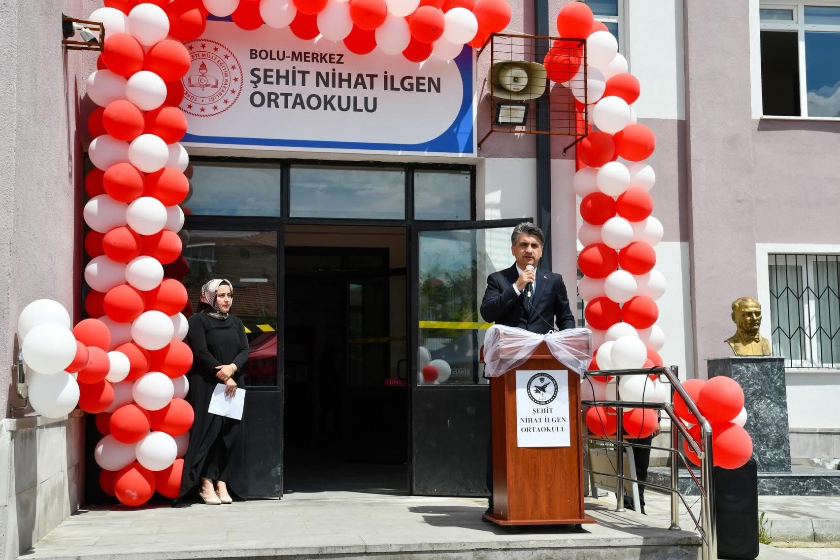 Şehit Nihat İlgen Ortaokulu açılış töreni